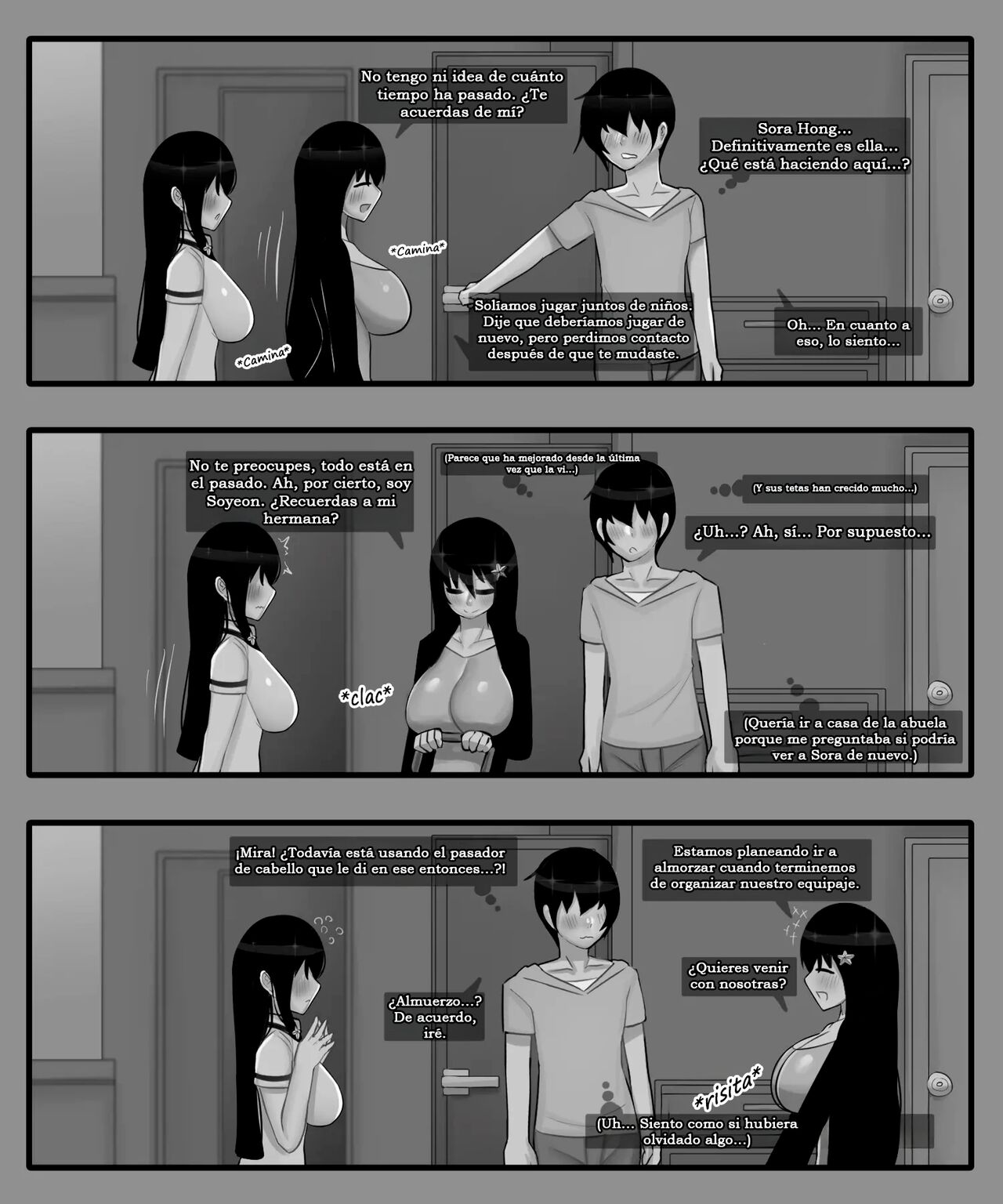 [BlackGG] La Historia de Cómo mi Amiga de la Infancia se Convirtió en la Amante de mmi Padre Parte 1 [Spanish] [Insanos] Bildnummer 7