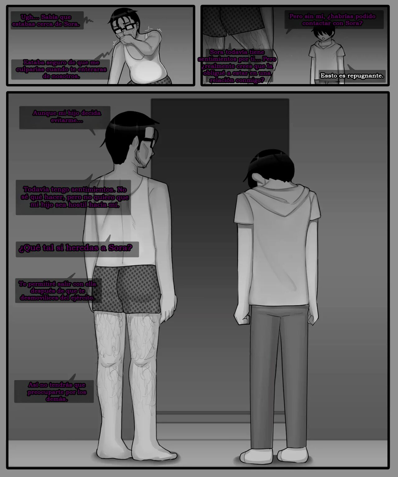 [BlackGG] La Historia de Cómo mi Amiga de la Infancia se Convirtió en la Amante de mmi Padre Parte 1 [Spanish] [Insanos] Bildnummer 18