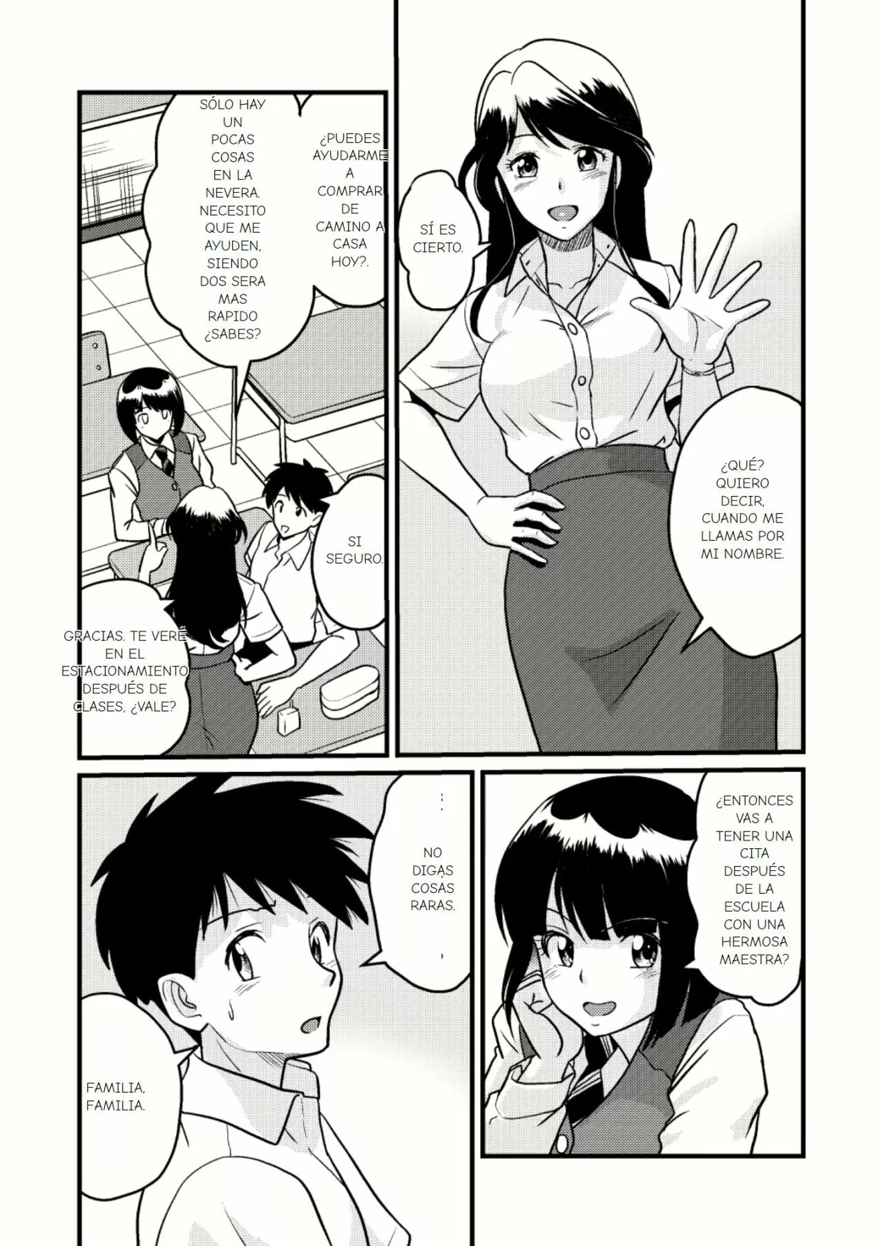 [Sonpuushi (Ikunawa Naniro)] Shin Kazoku Ii no? (2) "Ima wa Sensei nante Yobanaide..." | ¿Es Buena la Nueva Familia？(2) "No me Llames Sensei Ahora" [Spanish] [Earl Hickey0] numero di immagine  12