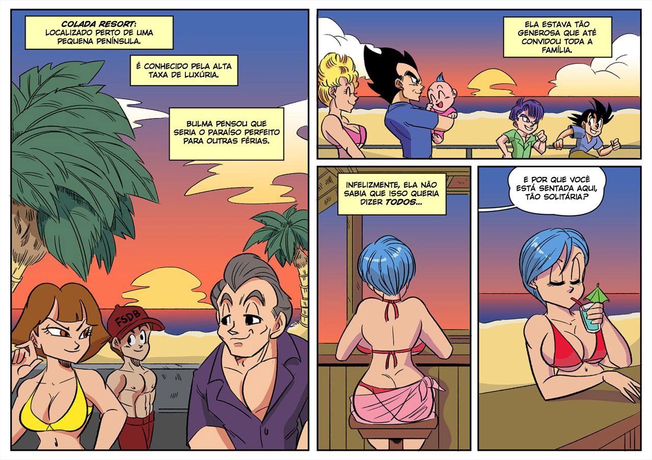 funsexydragonball Summer Paradise 1 e 2 Bulma rei vegeta Chichi Bardock 이미지 번호 23