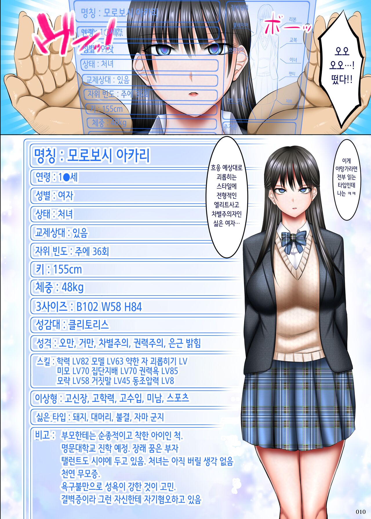 [Kaientai (Shuten Douji)] Kakikae Kanou! Status Open! | 덮어쓰기 가능! 스테이터스 오픈! [Korean] numero di immagine  10