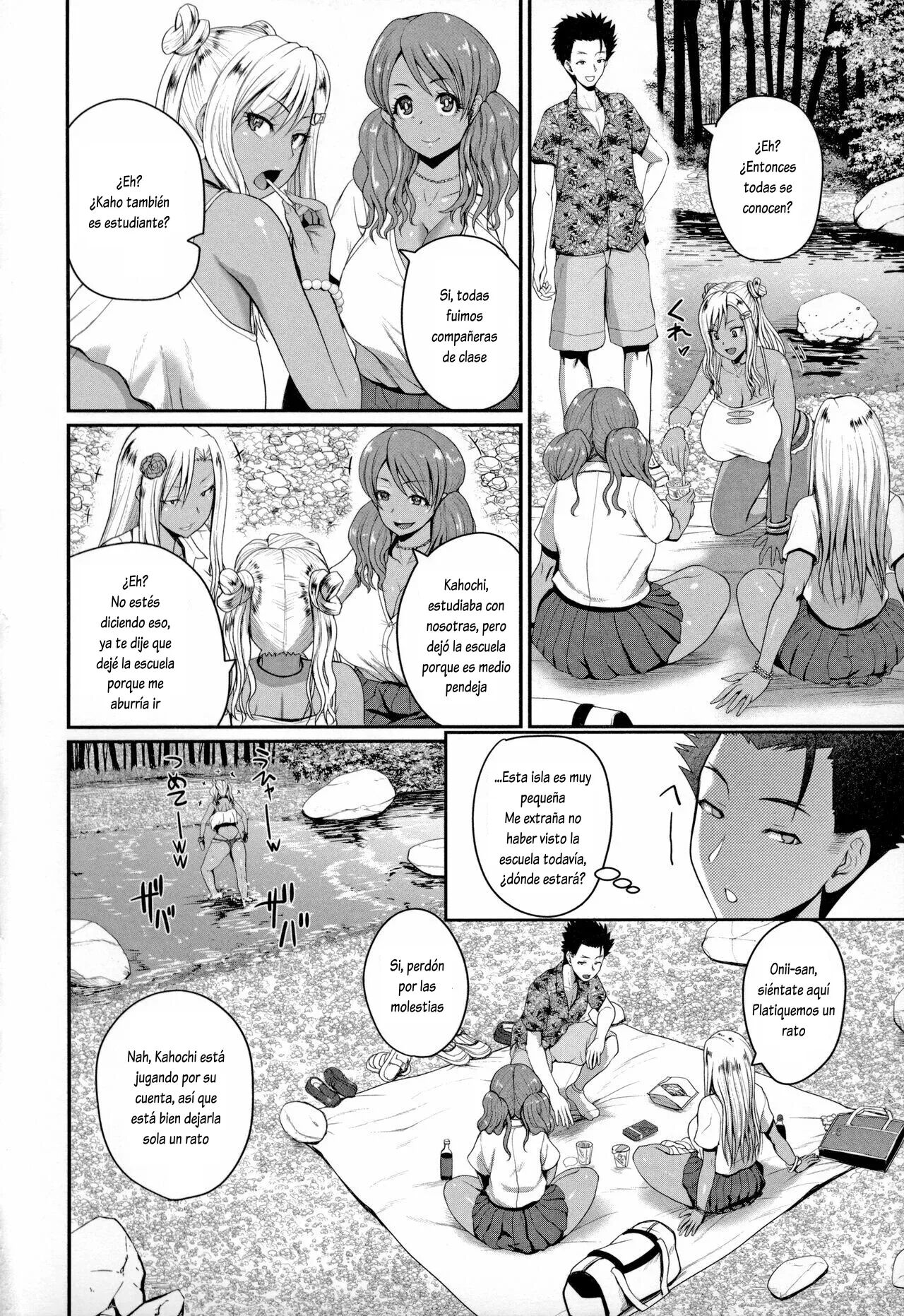 [Yoshimura Tatsumaki] Invite! SEX-darake no Shima desu ga Nani ka? 1-4 [Spanish] [Lovely Diablesse Scan] image number 34