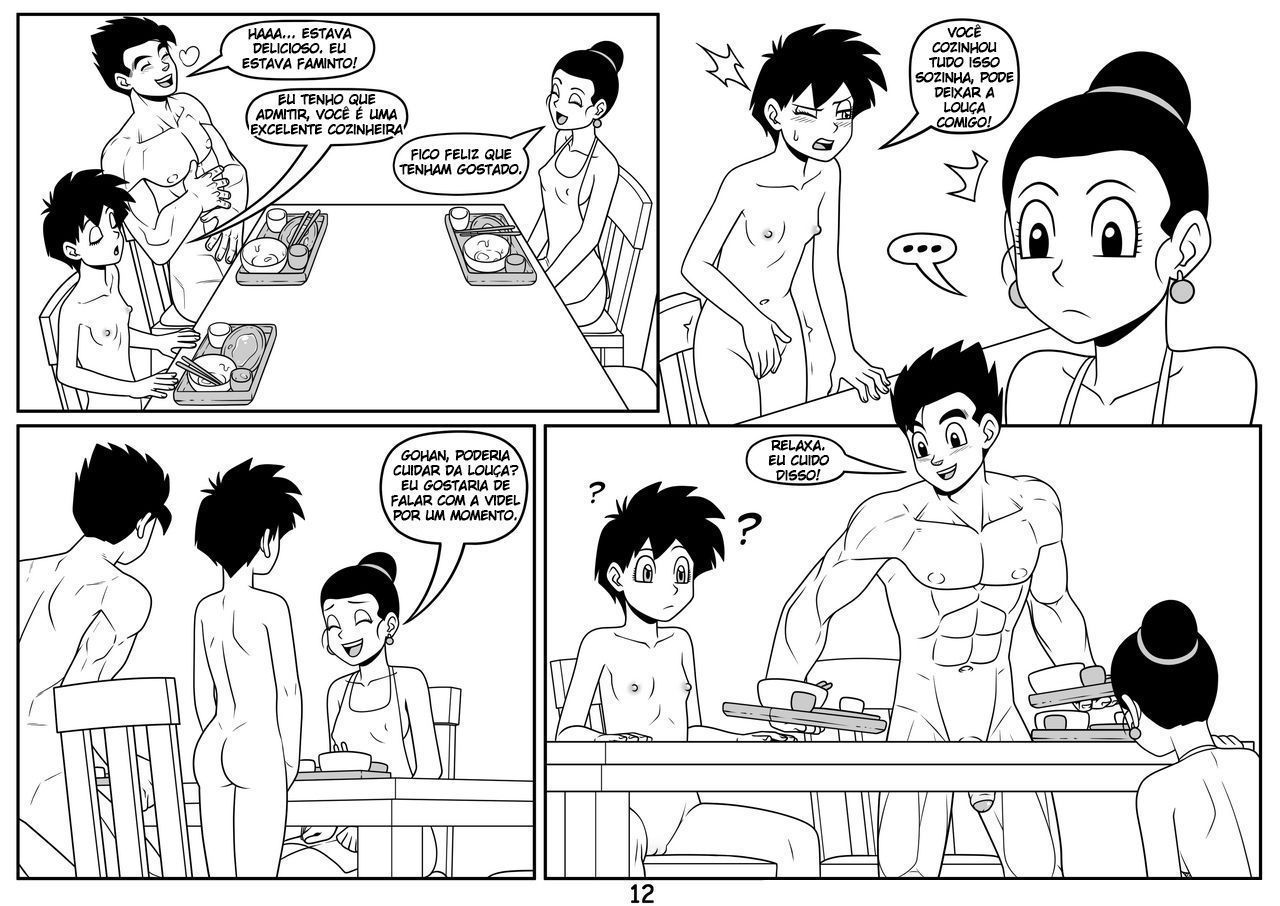 Dragon Ball  Z GOHAN CHICHI VIDEL HENTAI incognitymous numero di immagine  13