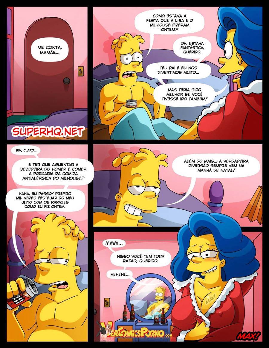 Natal branco e leitoso Bart e Marge Simpson croc milky_bunny 이미지 번호 3