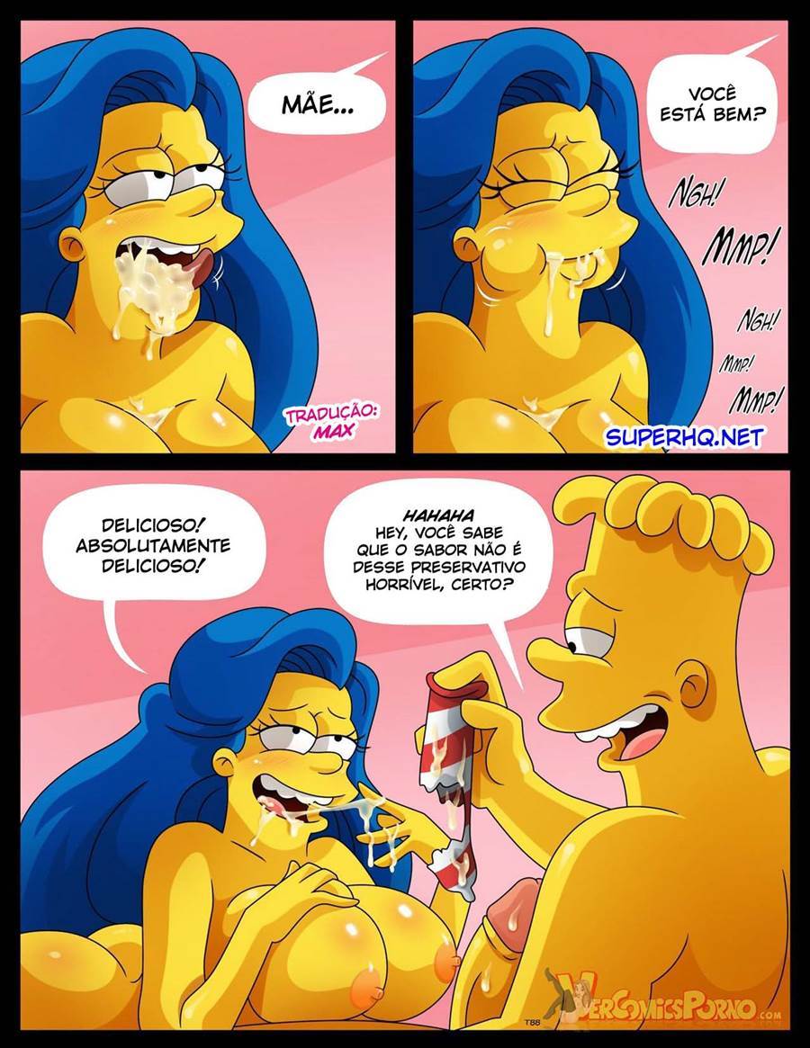 Natal branco e leitoso Bart e Marge Simpson croc milky_bunny 이미지 번호 13