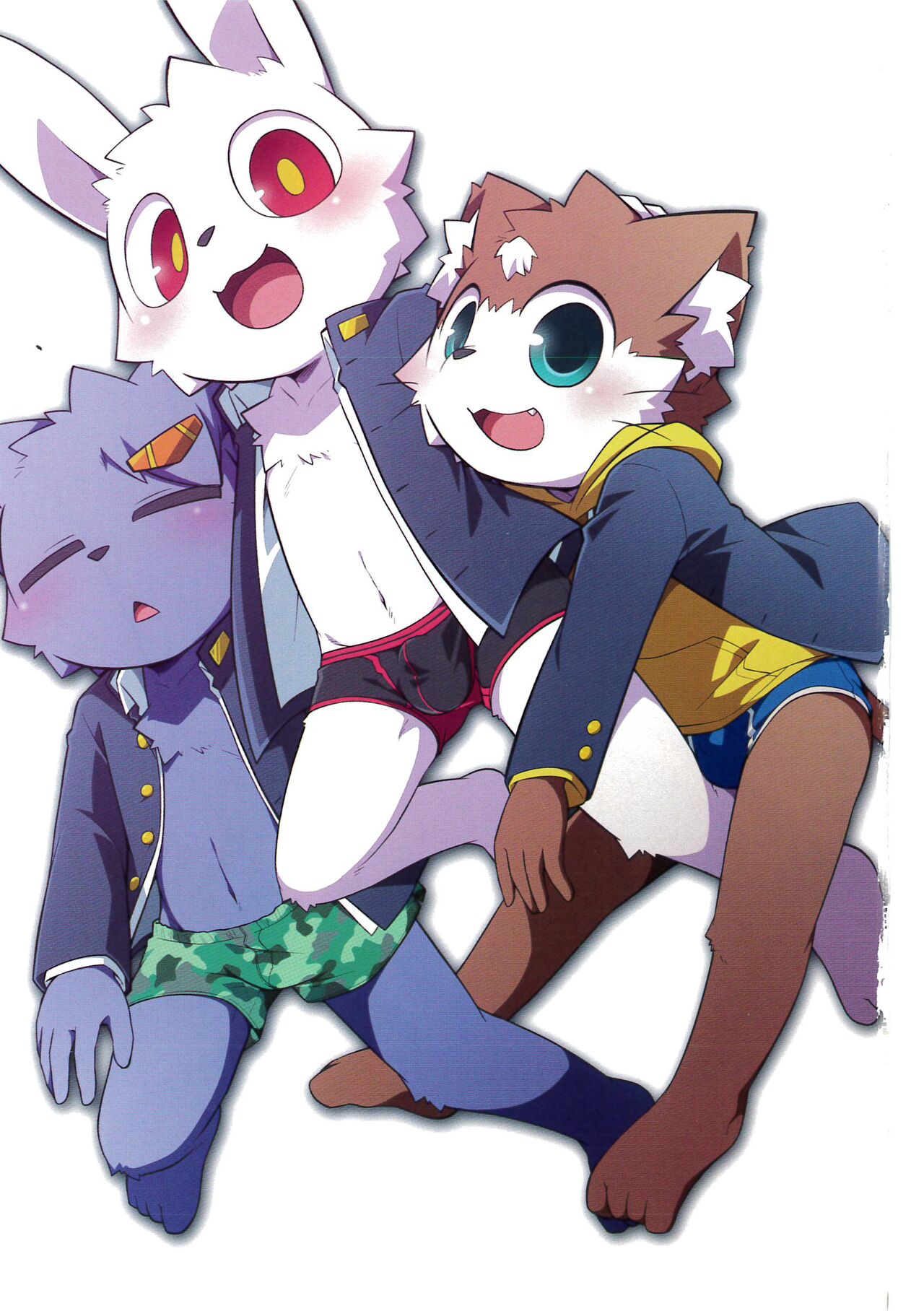 (Kemoket 9.5) [PELL-MELL WORKS (Various)] Pantsu daisuki Hantsuki-kun Tsuduri numero di immagine  2