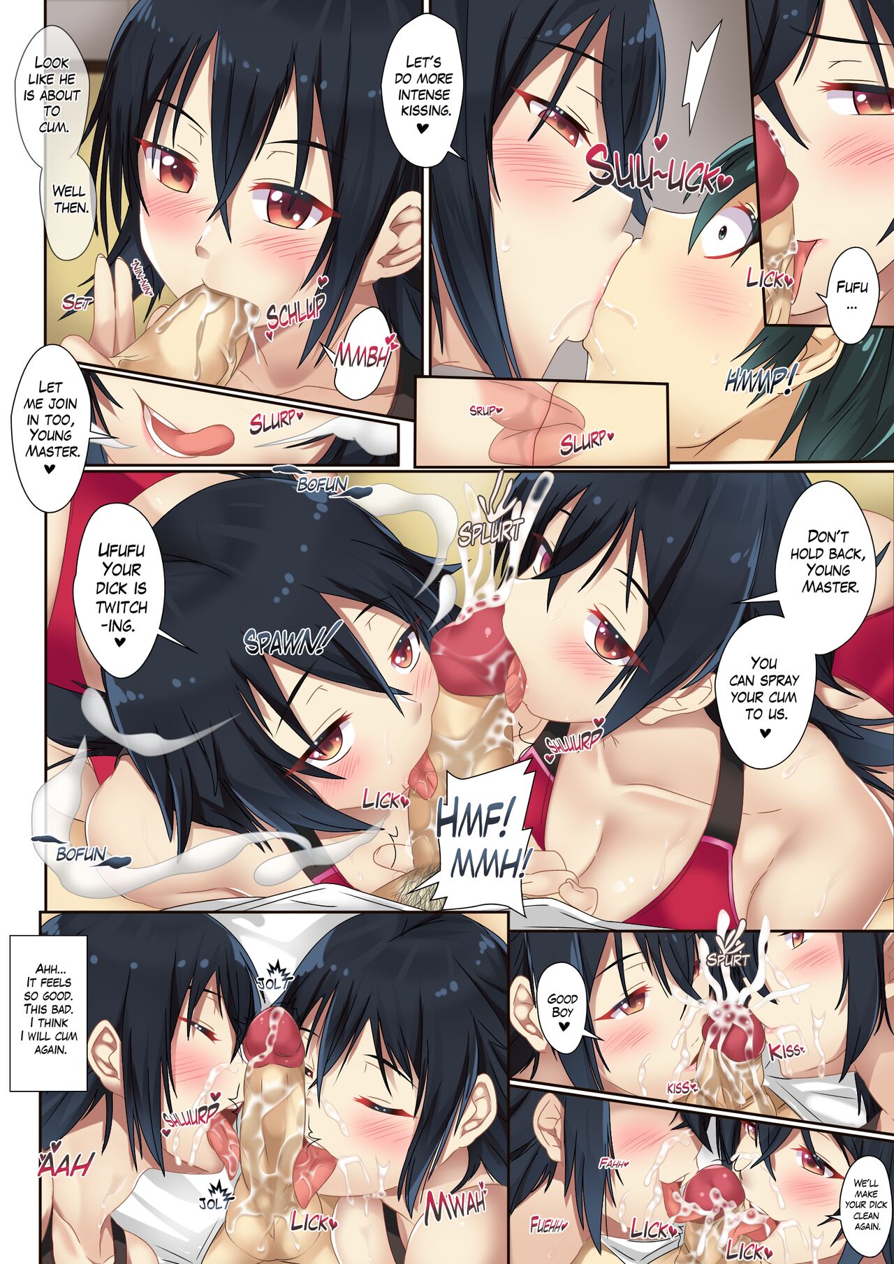 [Naraku No Nimotsu (nabunabu)] Punish me with your orders, young master. (Oshinobi Sensei) (Uncensored) numero di immagine  7