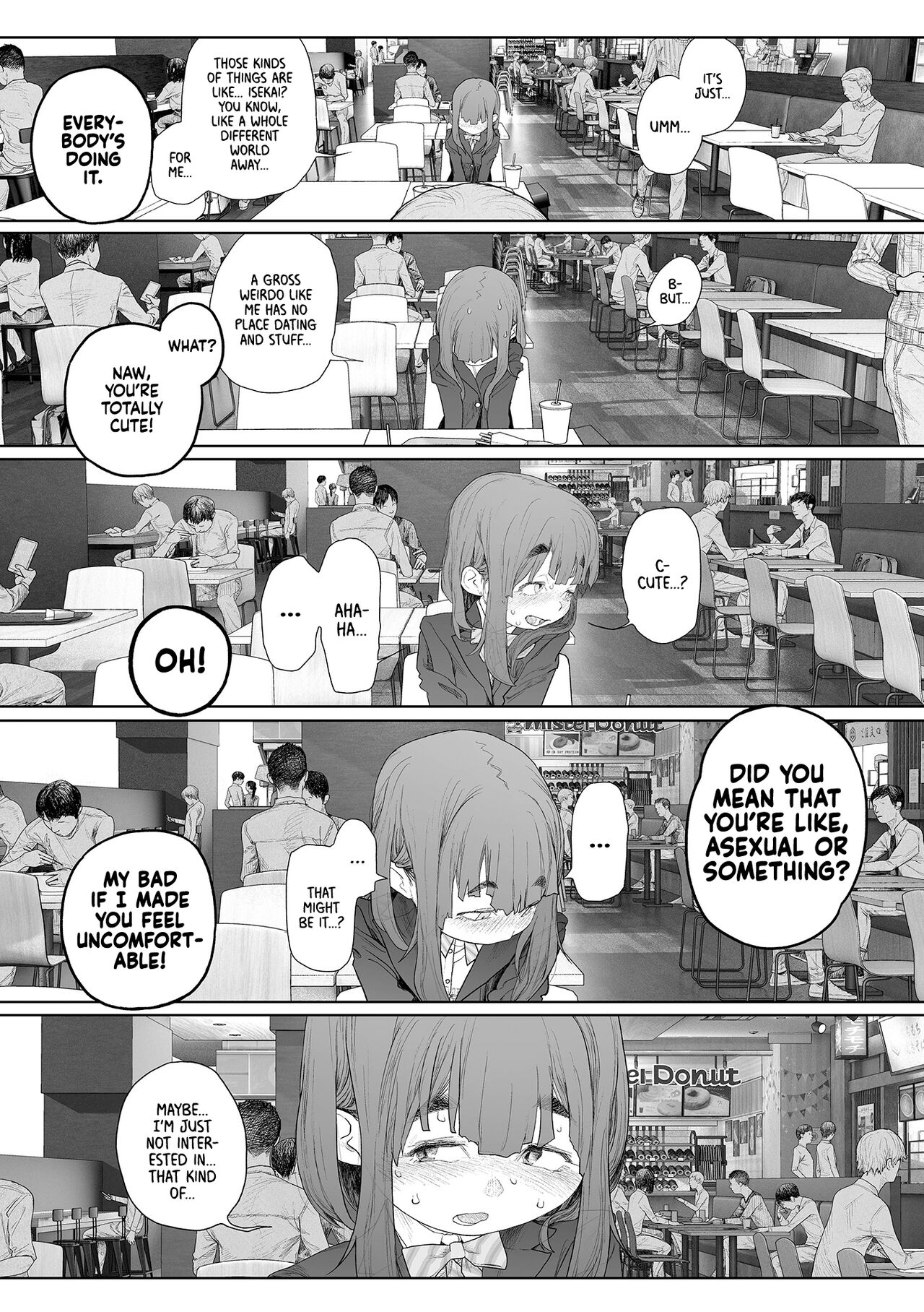 [G-10] Jimi de, Shoukyokuteki de, Eroi. | Plain, Indecisive, Sexy. (COMIC Mate Legend Vol. 57 2024-06) [English] [Xzosk] [Digital] 画像番号 5