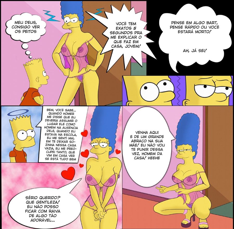 Os Simpsons Bart comendo a Marge numero di immagine  10