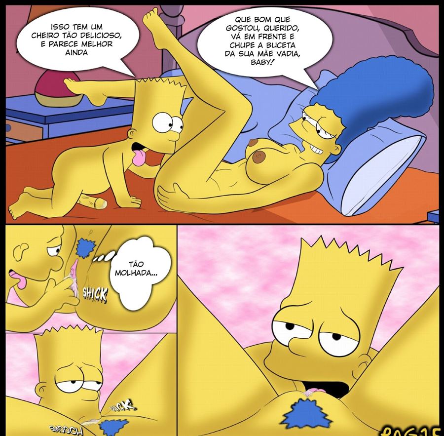 Os Simpsons Bart comendo a Marge numero di immagine  16