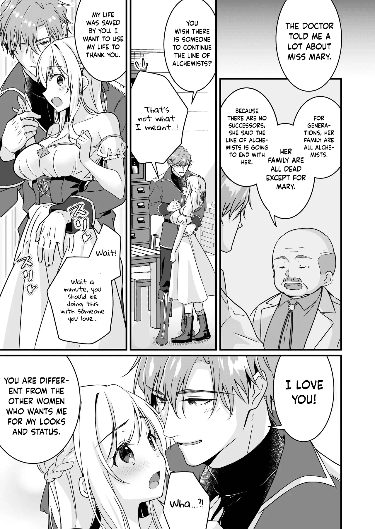[Popontadou (Yoshii Kou)] Tasuketa Kishi no Ongaeshi wa Kozukuri de?! | The Knight She Helped Repays His Debt by Having a Child With Her?! [English] image number 11