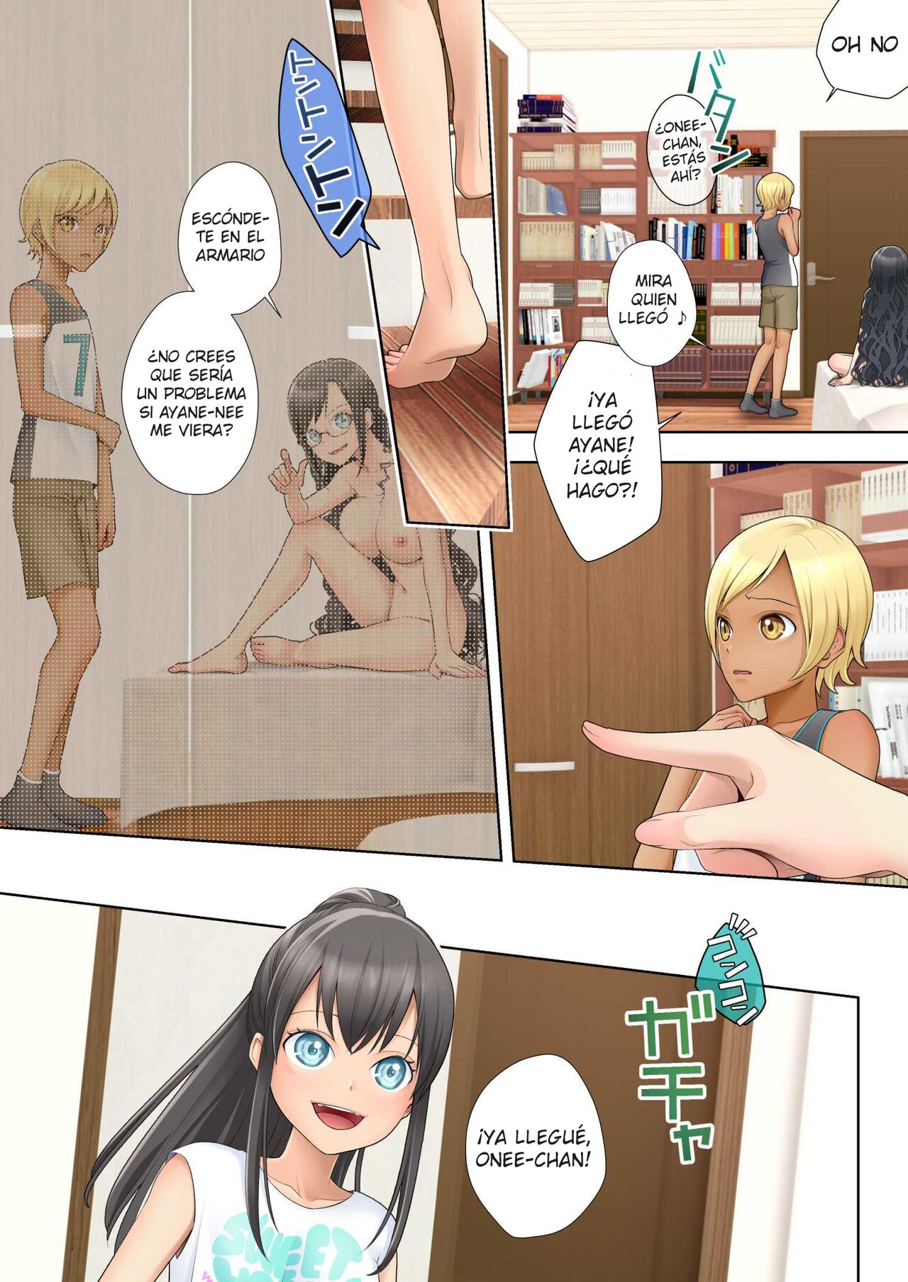 [Hairu Nukemichi (Joushi, Arubento)] Watashi swap Ore ~Kinjo no Sukebena Itazura-kko to Karada o Irekaerareta Watashi~ [Spanish] 画像番号 17