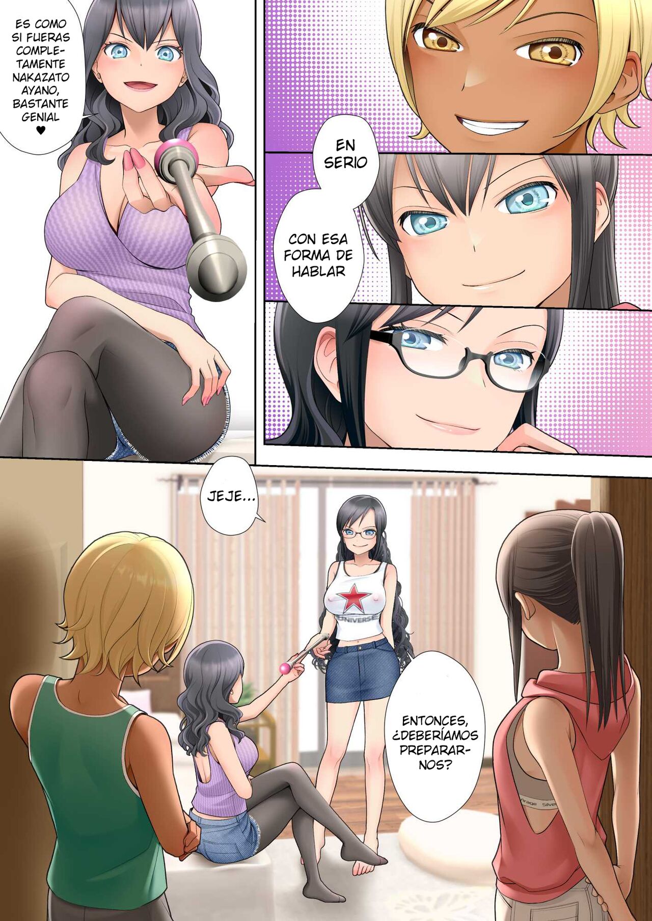 [Hairu Nukemichi (Joushi, Arubento)] Watashi swap Ore ~Kinjo no Sukebena Itazura-kko to Karada o Irekaerareta Watashi~ [Spanish] 画像番号 57