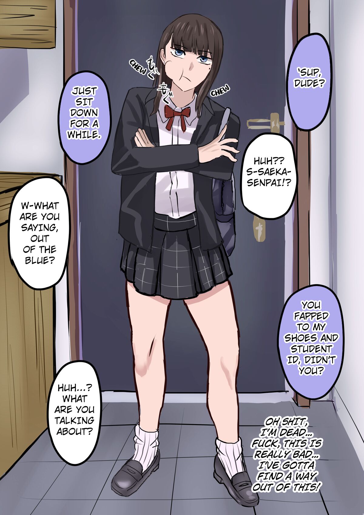 [Karugamo House] Stinky Rehabilitation Attack 2. Loafers Smelling and Handjob [English] [Kuraudo] 图片编号 1