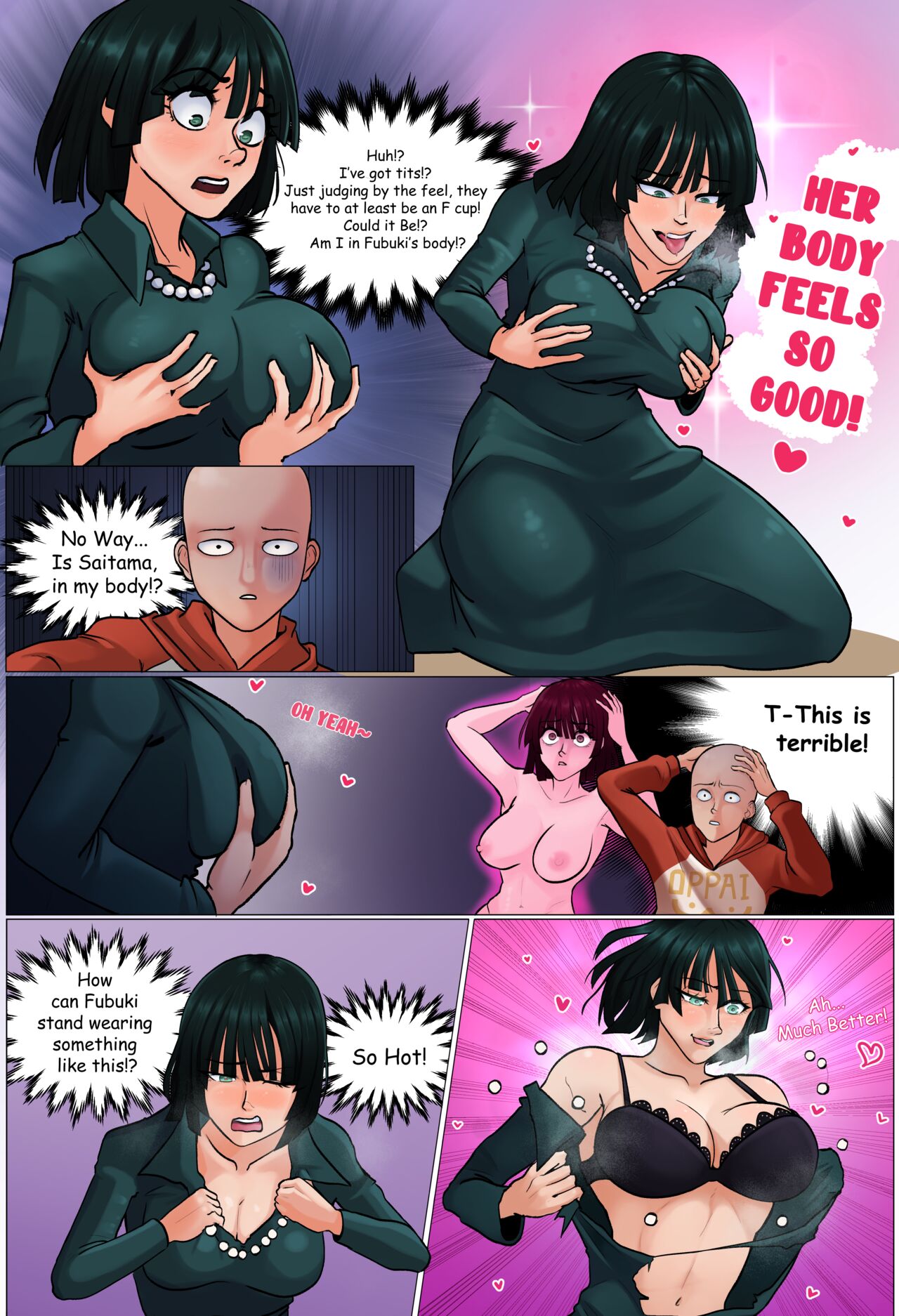 Fauzy: Fubuki & Saitama bodyswapped! (Ver.2) (One Punch Man) Bildnummer 2