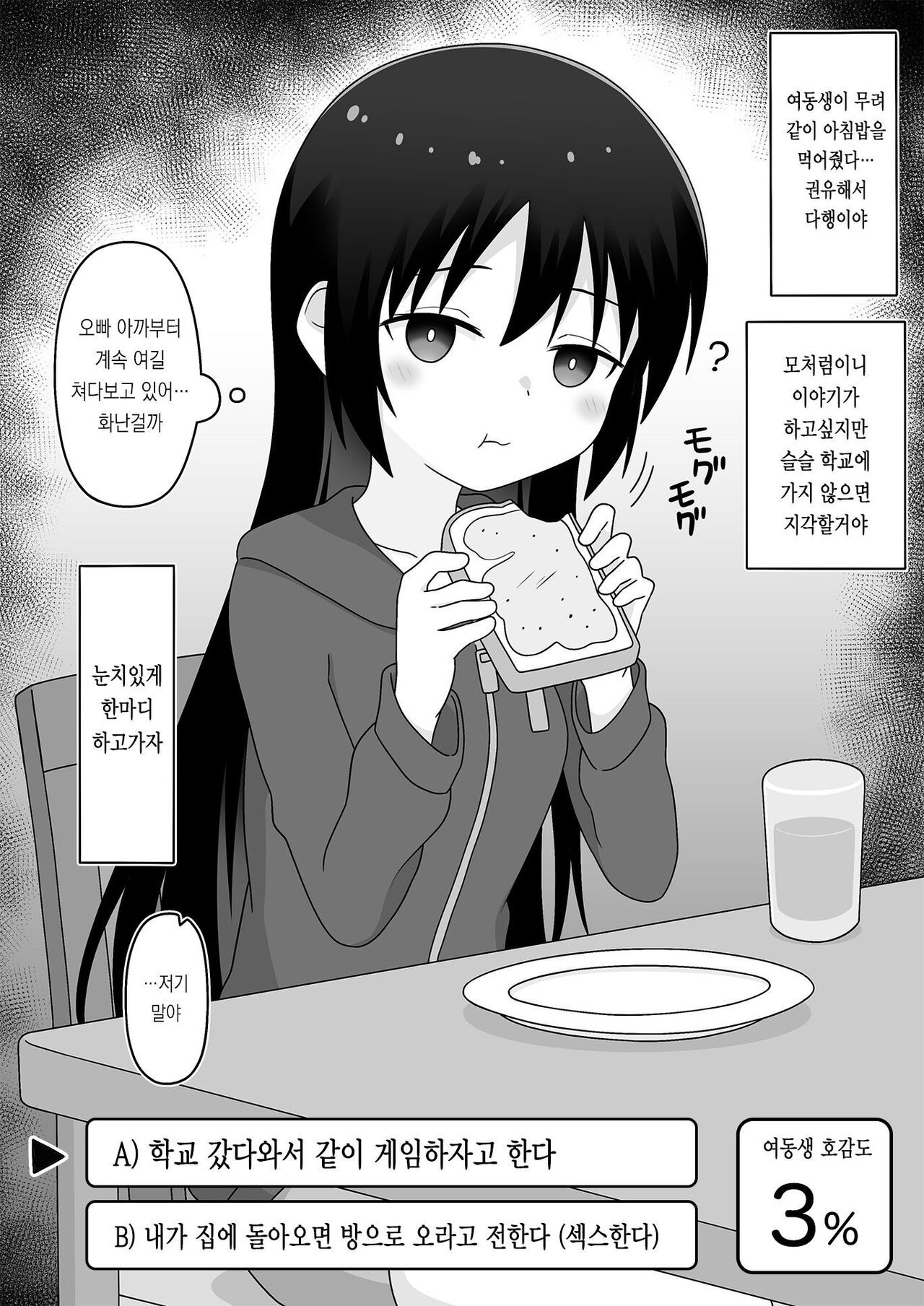 [Koyomiyama] Hikikomori no Gimai o Nantoka Shitai Ani no Hanashi  | 히키코모리 여동생을 어떻게든 해보려는 오빠의 이야기 [Korean] numero di immagine  3