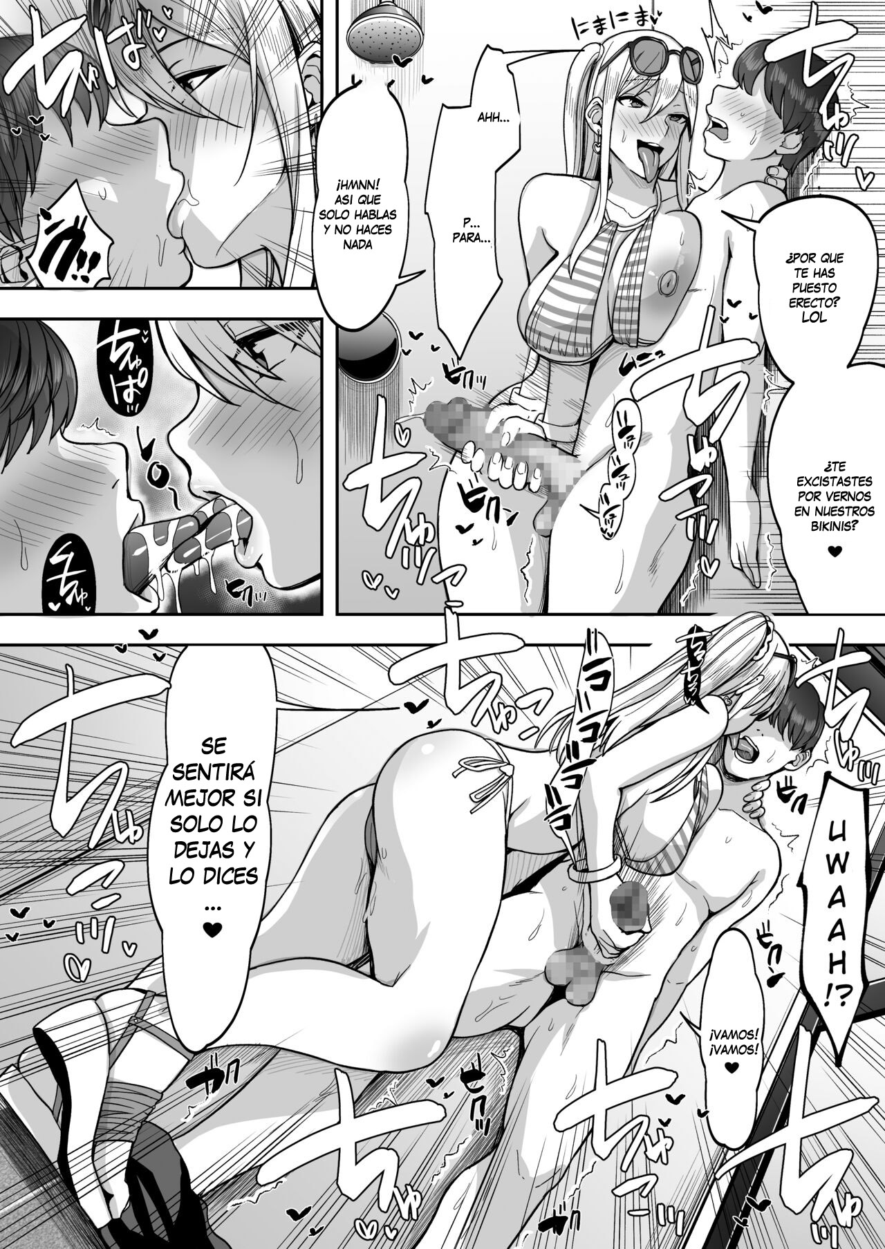 [Suinose] Game Suki no Gal-tachi to Ore no Heya de Shitai Houdai 2 [Spanish] [UNION ANIME + Neko Time] numero di immagine  9