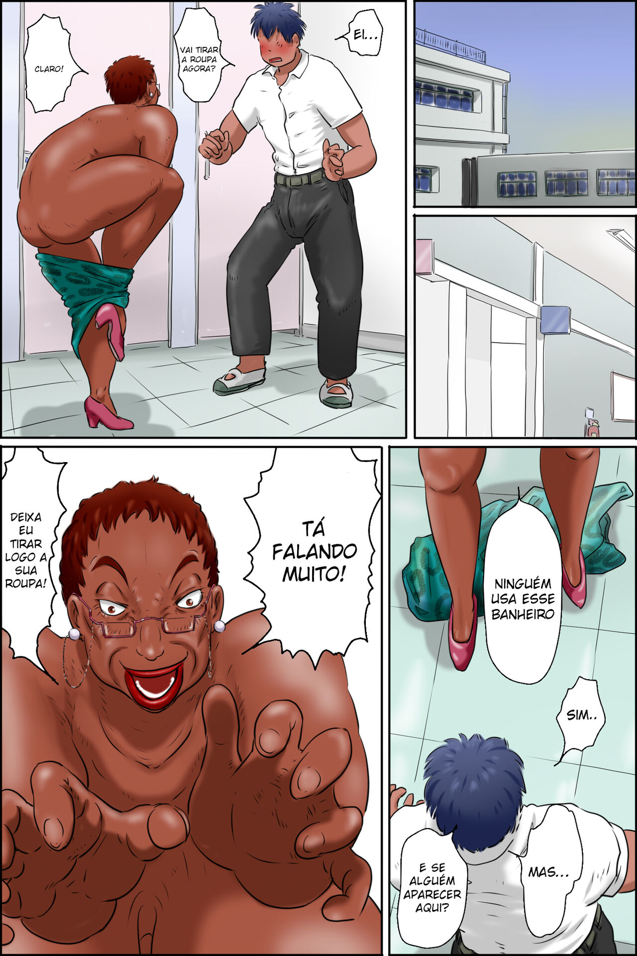 [Zenmai Kourogi] Ore no Kanojo wa Over Fifty -ai shite iru to itto kure- Minha namorada tem mais de cinquenta anos -Diga que você me ama- [português] 画像番号 11