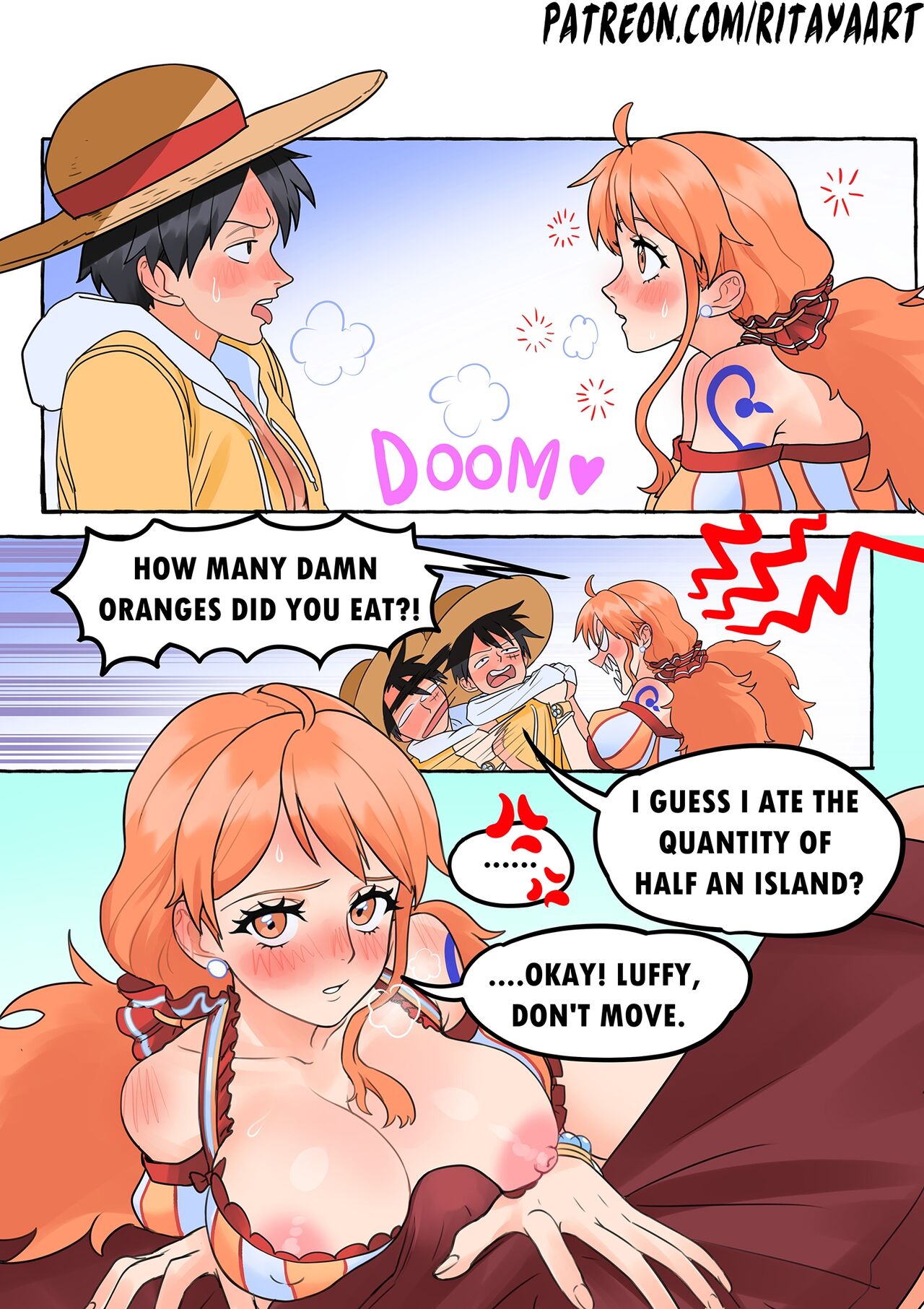 [Rita Ya] The Shipwrecked Deserted Island Incident (One Piece) 画像番号 6