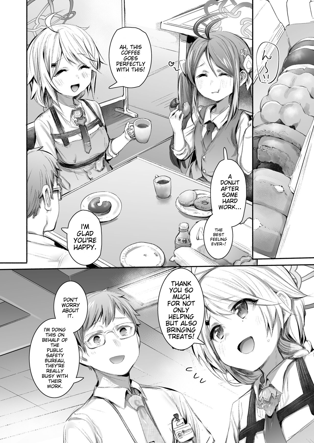 [Rev3 (Monchan rev3)] Shokumu Dakara Safe! - Enjoy work! Enjoy fxxk! (Blue Archive) [English] [Digital] 이미지 번호 3