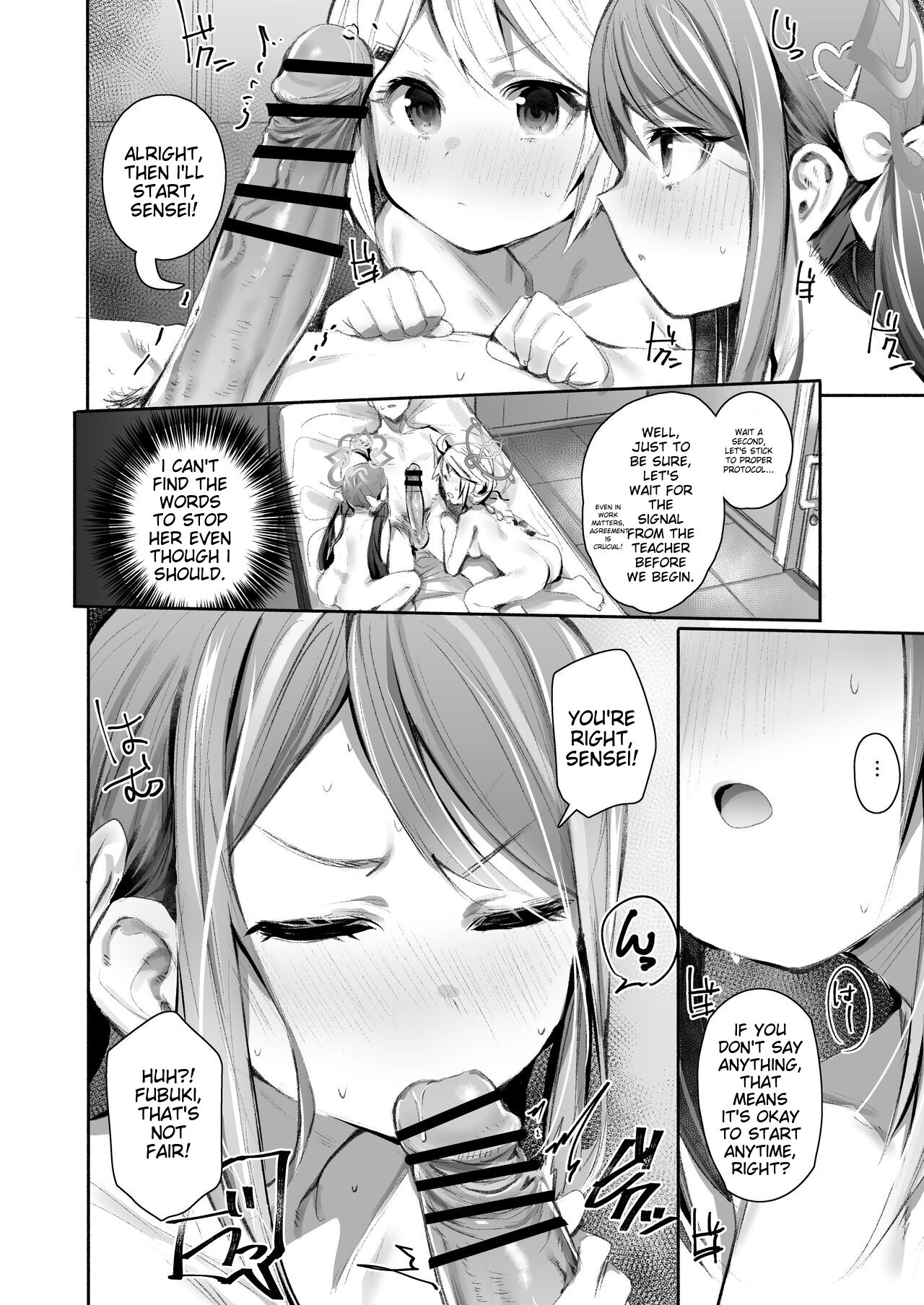 [Rev3 (Monchan rev3)] Shokumu Dakara Safe! - Enjoy work! Enjoy fxxk! (Blue Archive) [English] [Digital] 이미지 번호 9