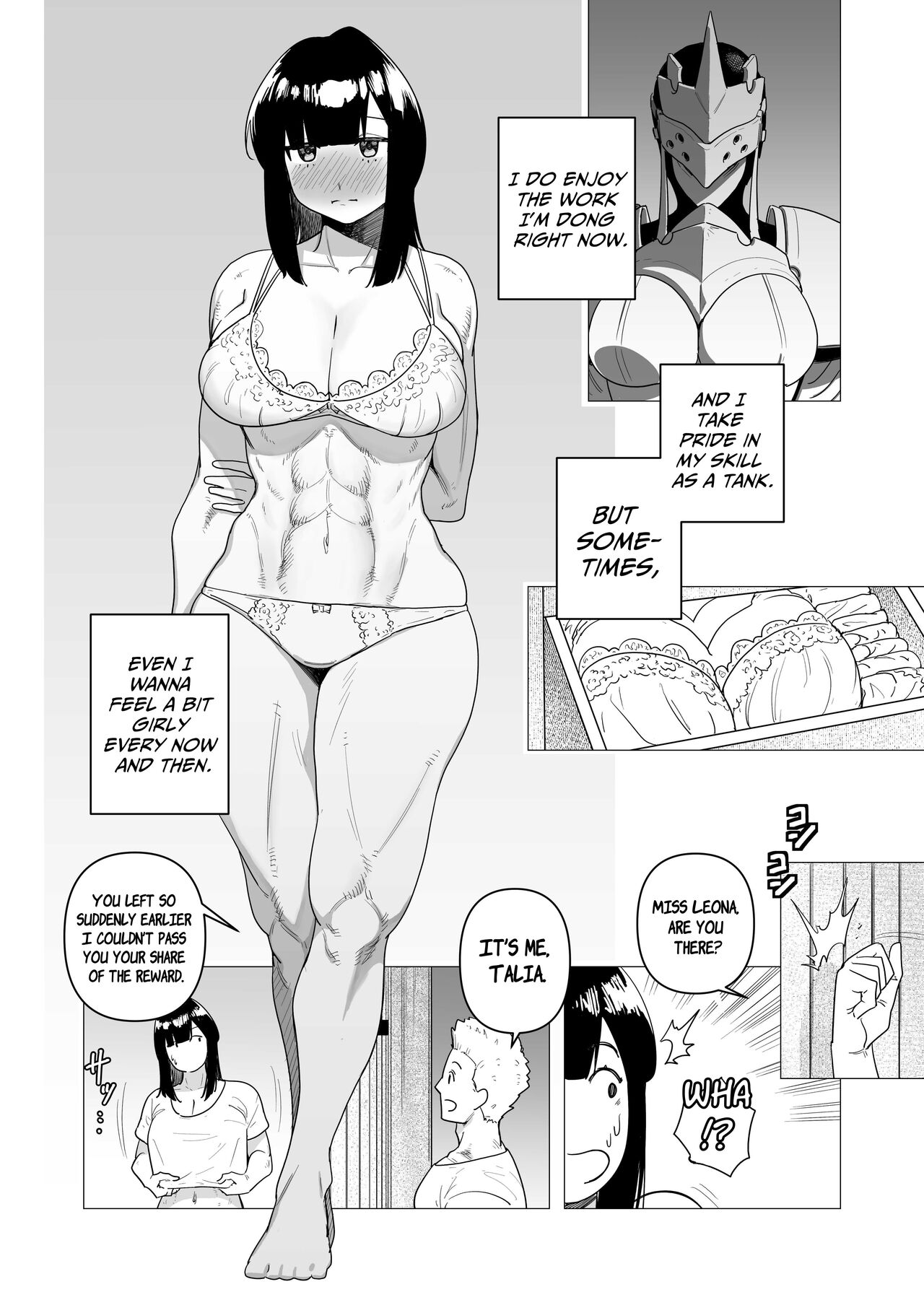 [Tsunao] Tank Onna Kishi wa Dakaretai. | The Tank Knight Wants To Be Fucked. (This Heavily-Armored Lady Knight Just Wants To Have Sex.) [English] [ApricotJam] image number 5