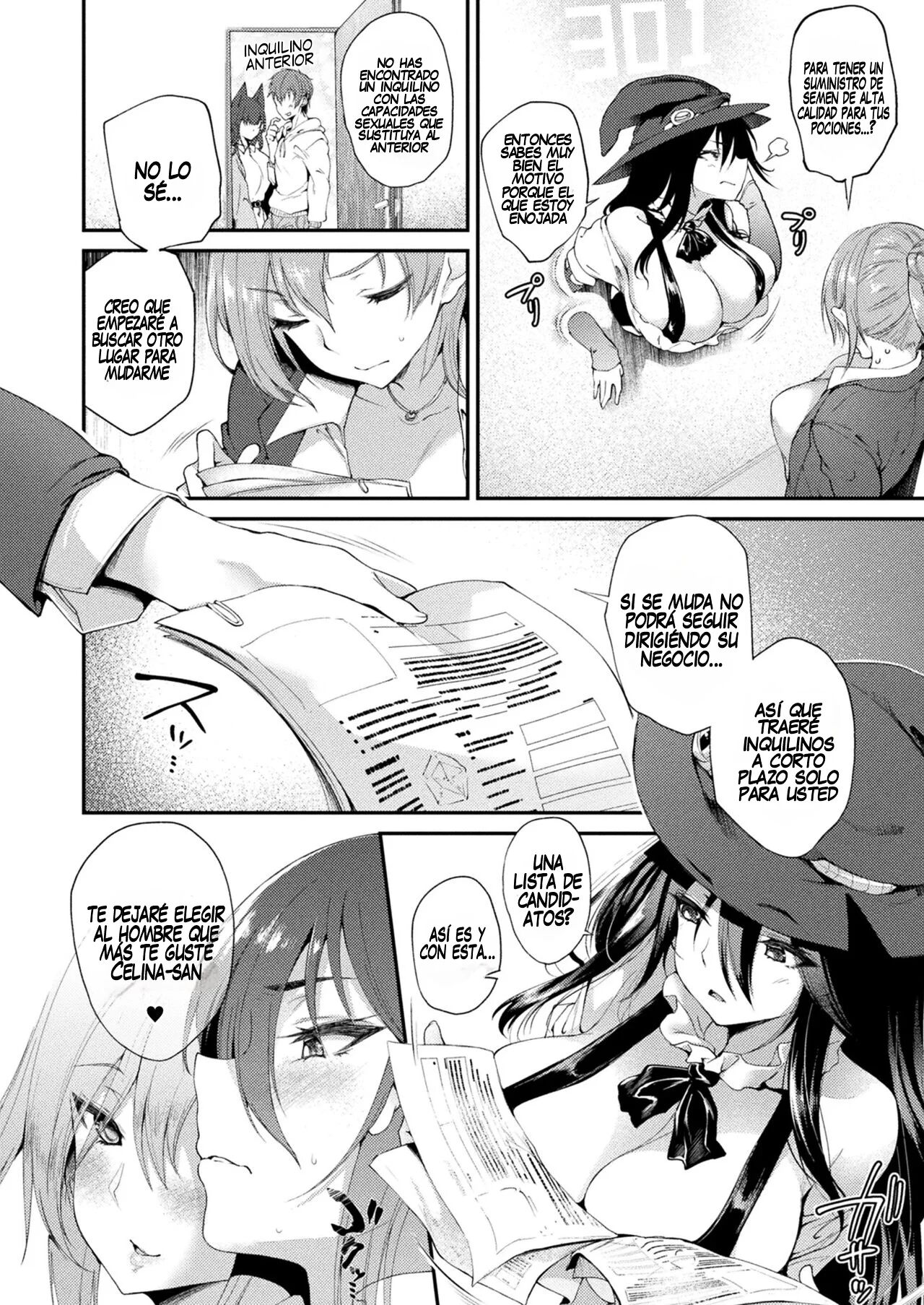 [Oohira Sunset] Kabeana Tsuki Juukyo e Youkoso 301-goushitsu Majo Celina no Baai | Bienvenido a la Residencia con Glory Hole ~El Caso de la Bruja Celina de la Habitación 301~ Cap. 1-2 [Spanish] [SalaInTheDrain] [Digital] 이미지 번호 2