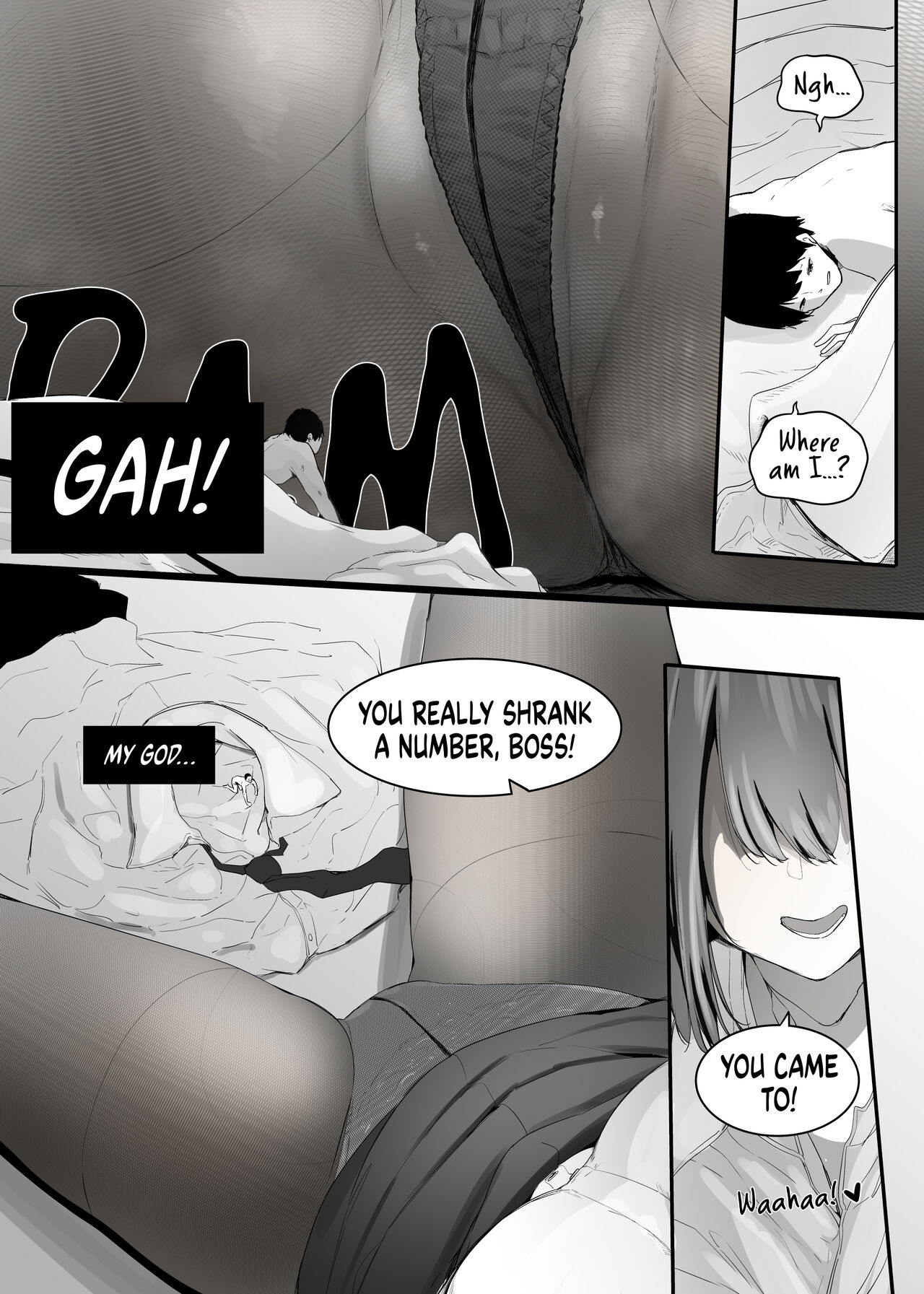 [Marushamo] Ore no Seiheki ga Kouhai ni Baretara Kouhai mo Onaji Seiheki datta | She Knows My Sexual Secret [English] [Ongoing] 画像番号 10