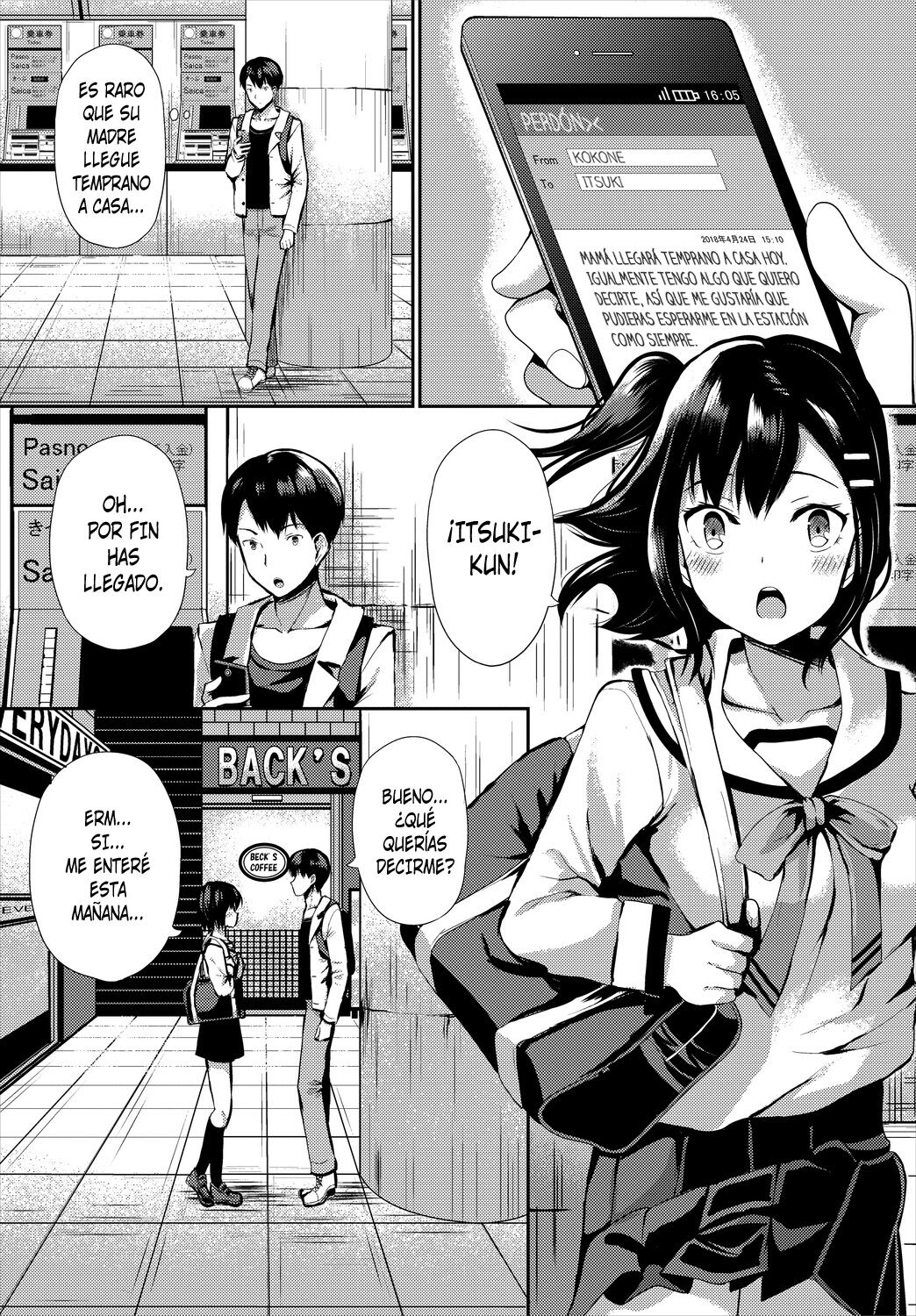 [Hazakura Satsuki] Osananajimi wa Ore Izon | Mi amiga de la infancia es adicta a mí (COMIC BAVEL 2019-03) [Spanish] [Unnamed team] [Digital] numero di immagine  8