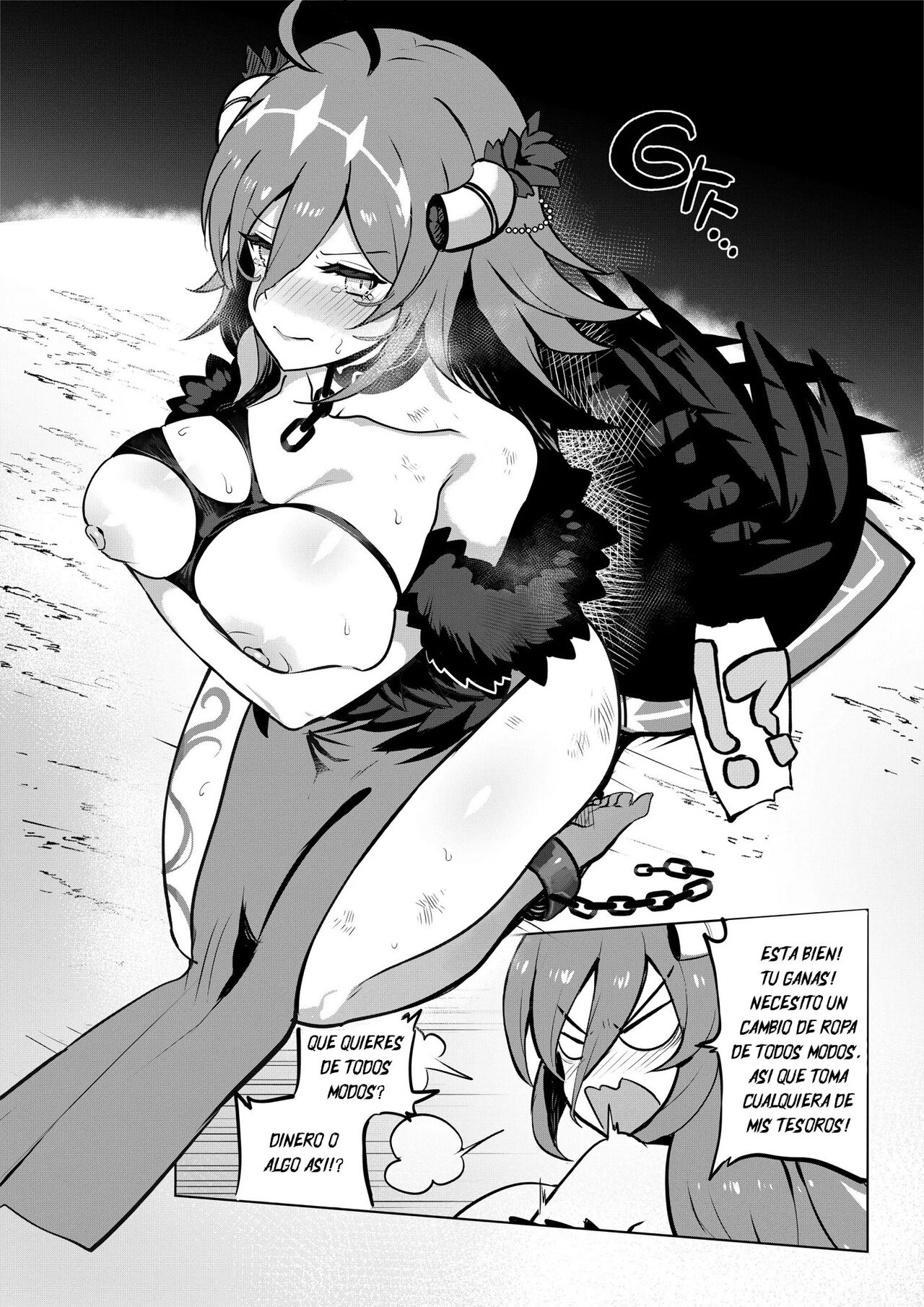 [Onigashima (Onigensou)] The Final Dungeon Boss Can't Be This Easy To Defeat?! (Oumiya Emma) [Spanish] [OIIIxD Translations] [Decensored] imagen número 6