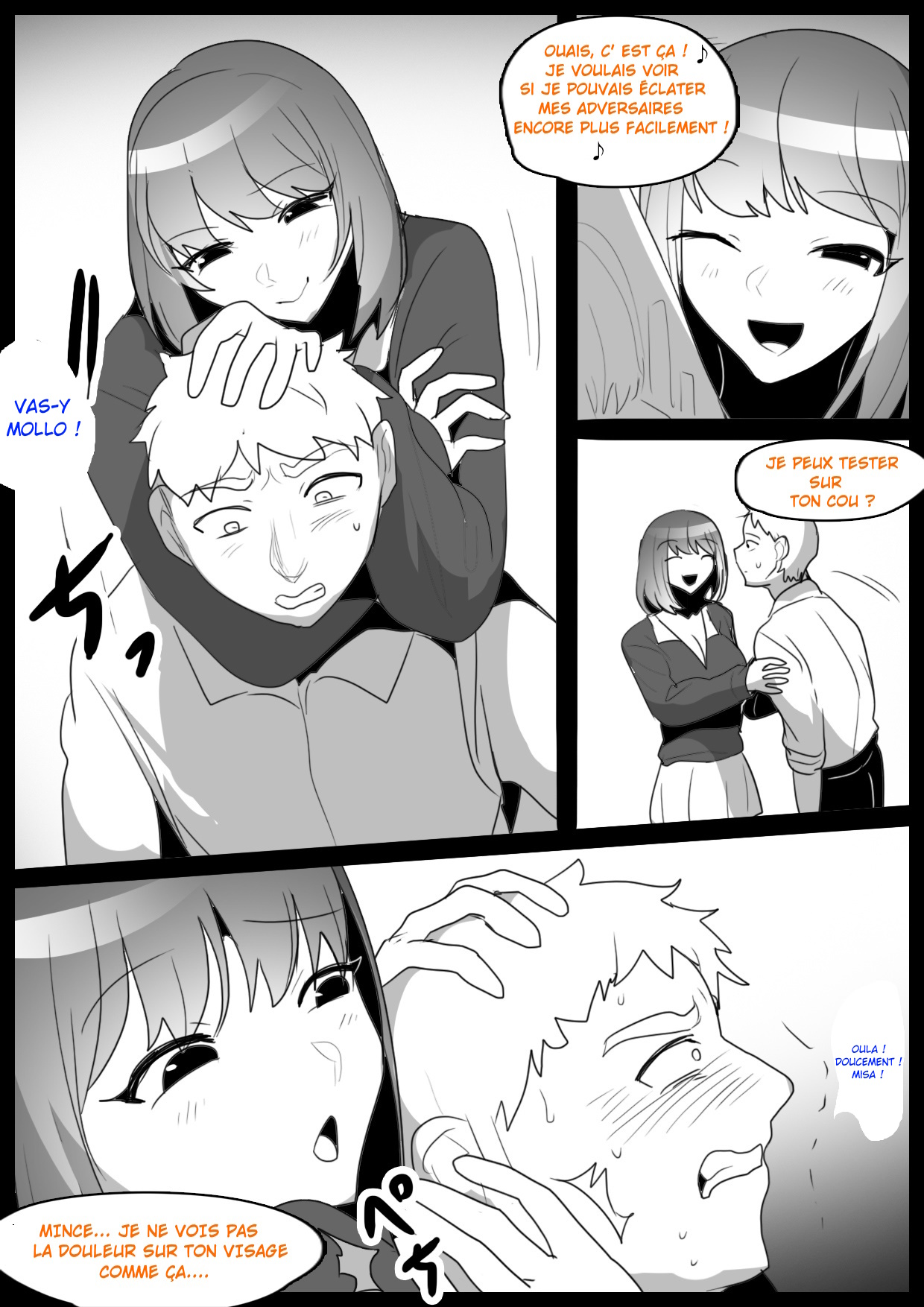 [The Nation of Head Scissors (Toppogi)] - Je suis devenu l'esclave, un vrai punching-ball par deux filles de ma classe qui ont découvert que j'étais masochiste. - [French]-[Censored] image number 3