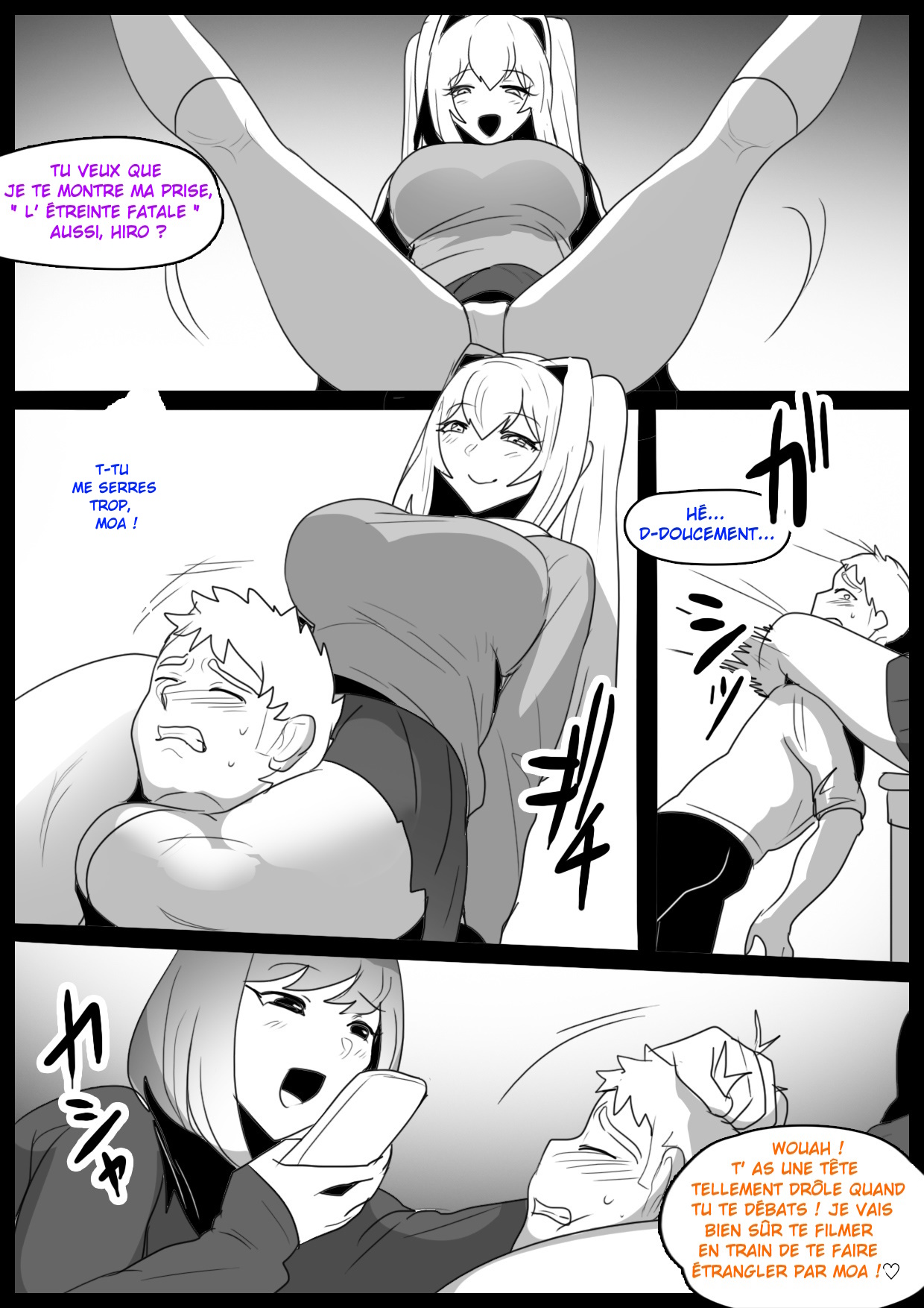 [The Nation of Head Scissors (Toppogi)] - Je suis devenu l'esclave, un vrai punching-ball par deux filles de ma classe qui ont découvert que j'étais masochiste. - [French]-[Censored] image number 5