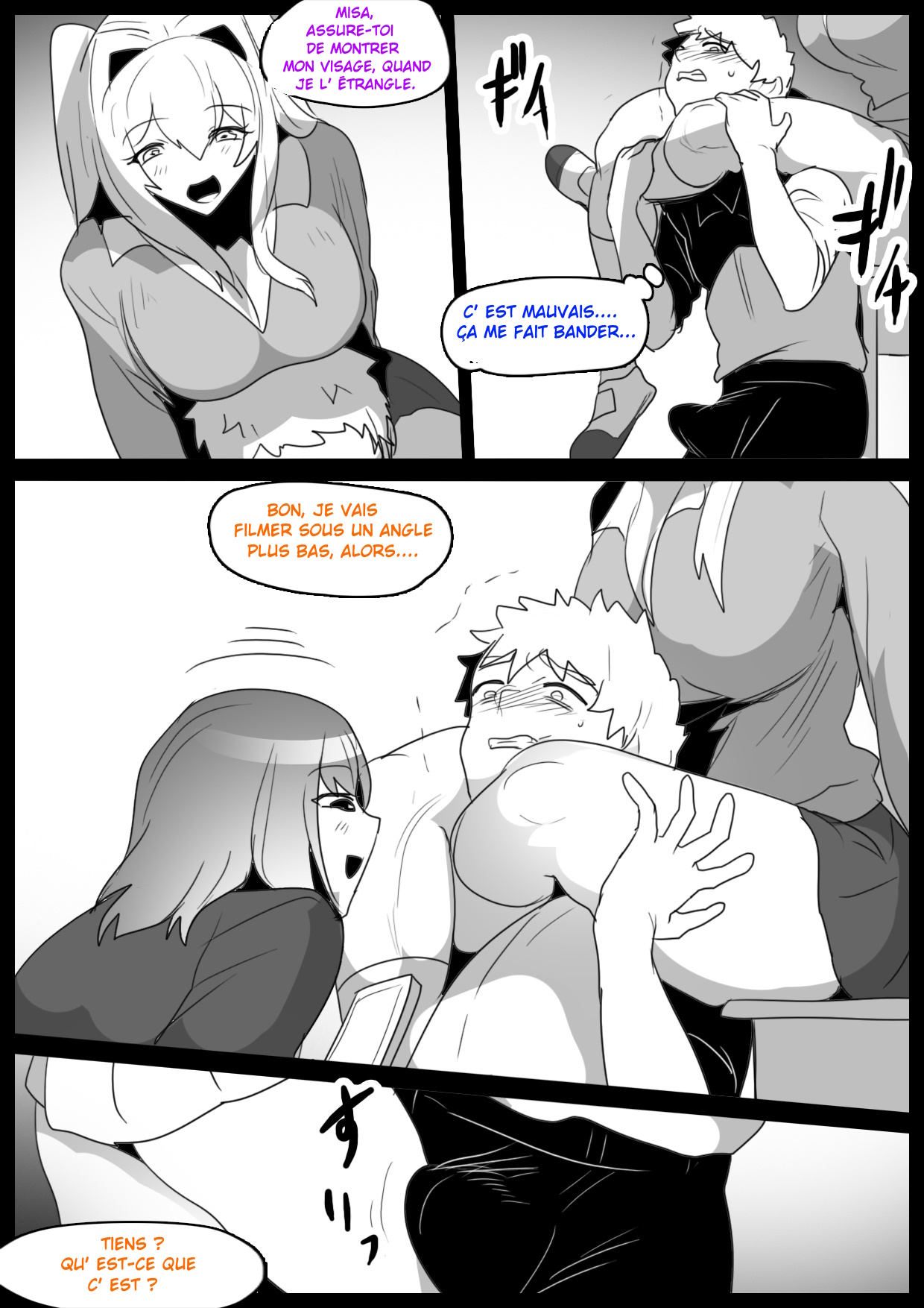 [The Nation of Head Scissors (Toppogi)] - Je suis devenu l'esclave, un vrai punching-ball par deux filles de ma classe qui ont découvert que j'étais masochiste. - [French]-[Censored] image number 6