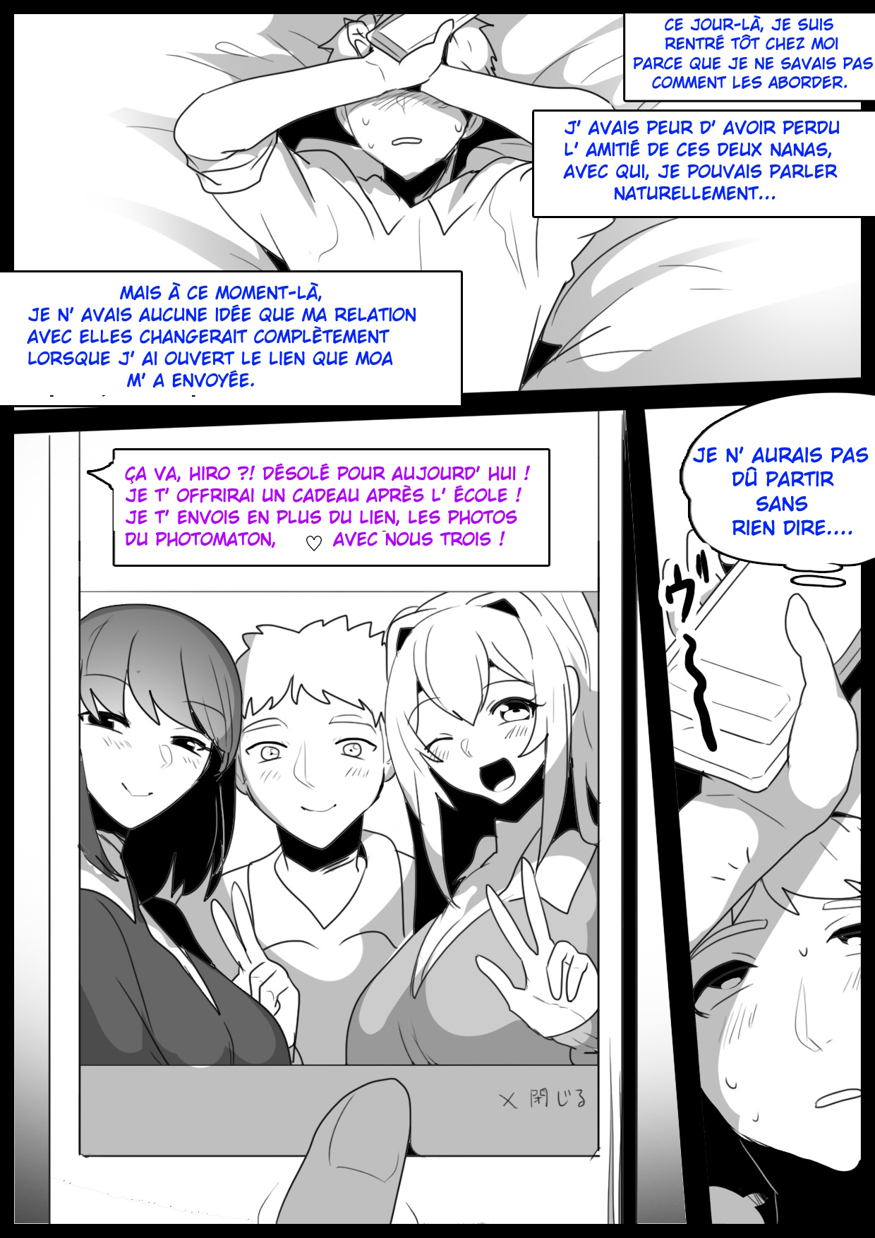 [The Nation of Head Scissors (Toppogi)] - Je suis devenu l'esclave, un vrai punching-ball par deux filles de ma classe qui ont découvert que j'étais masochiste. - [French]-[Censored] image number 8