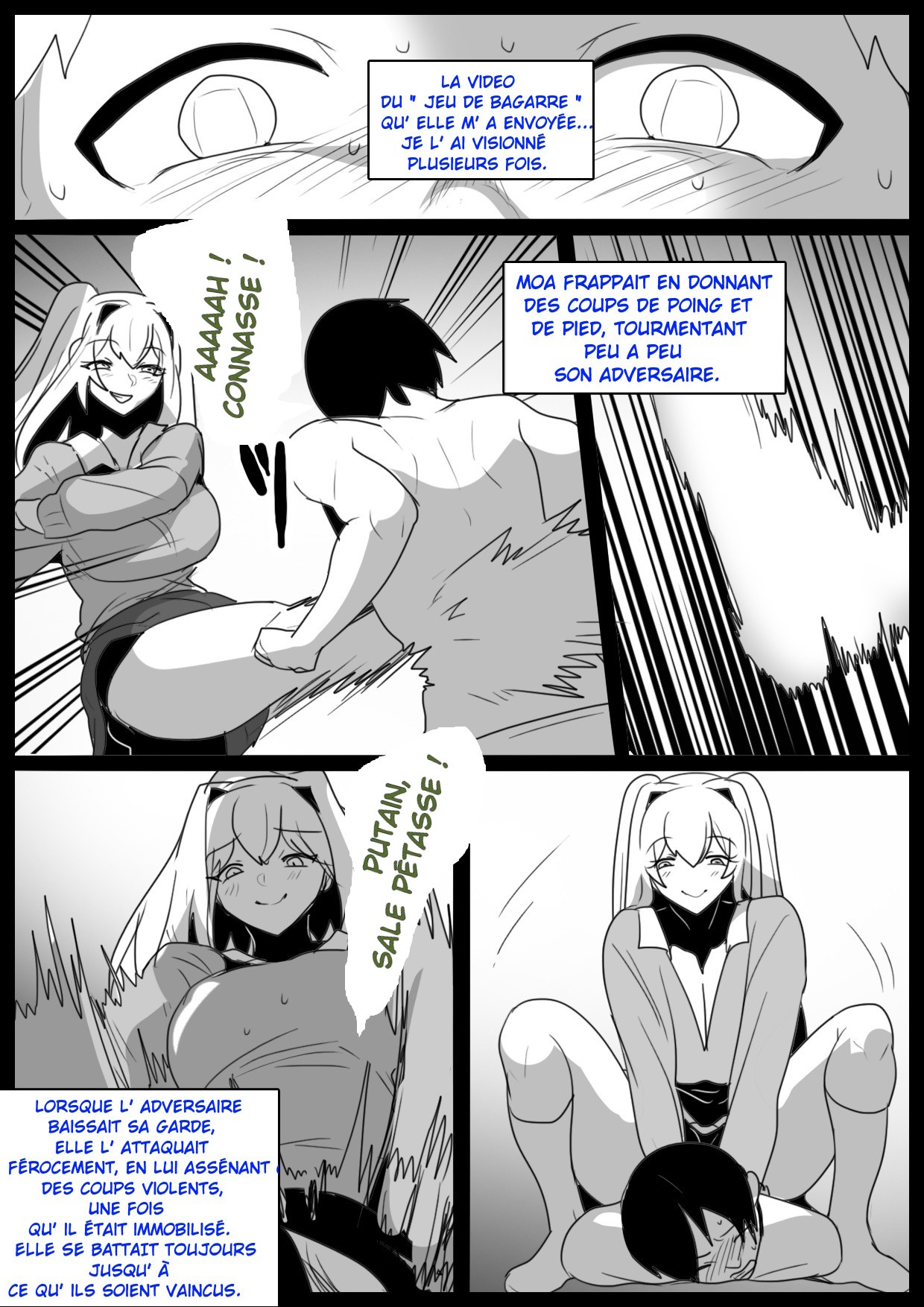 [The Nation of Head Scissors (Toppogi)] - Je suis devenu l'esclave, un vrai punching-ball par deux filles de ma classe qui ont découvert que j'étais masochiste. - [French]-[Censored] image number 10