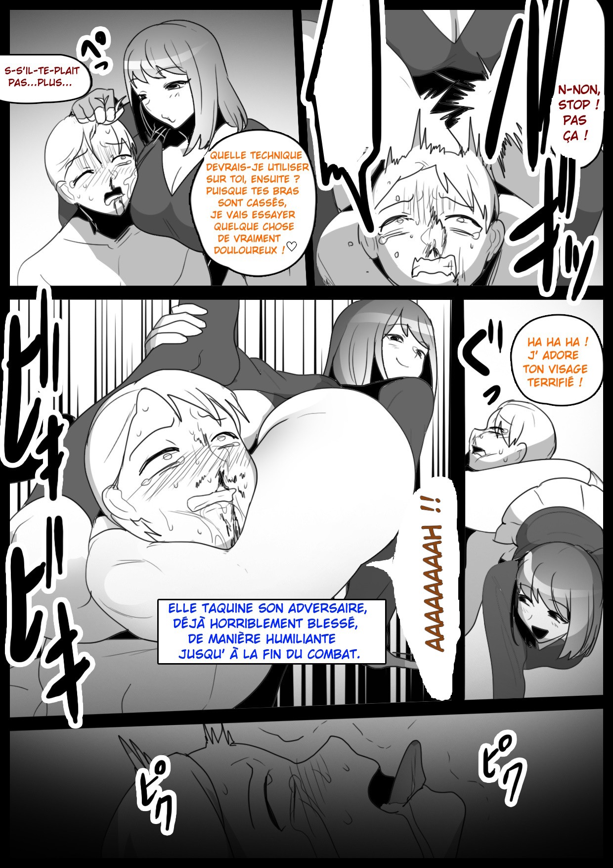 [The Nation of Head Scissors (Toppogi)] - Je suis devenu l'esclave, un vrai punching-ball par deux filles de ma classe qui ont découvert que j'étais masochiste. - [French]-[Censored] image number 18