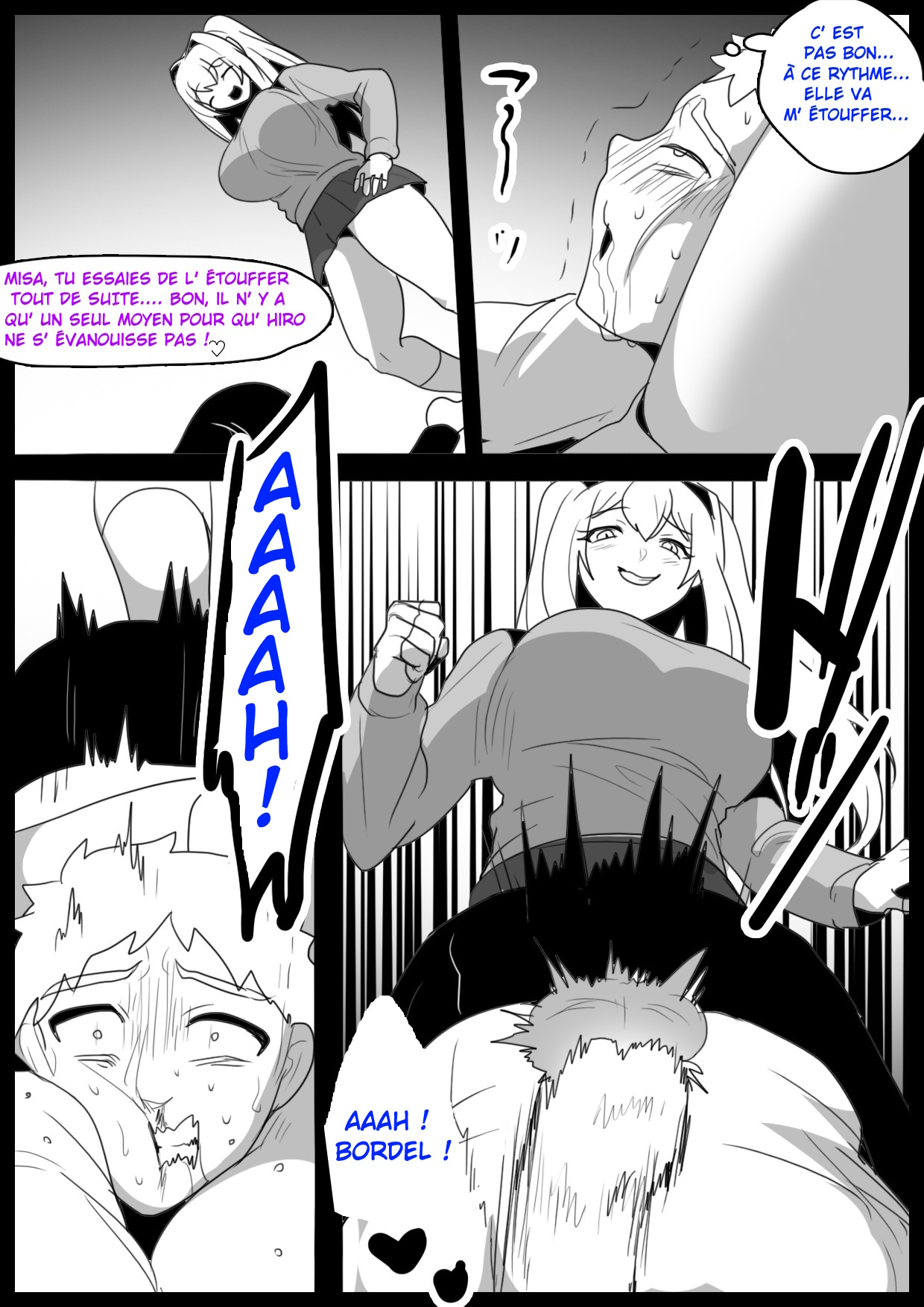 [The Nation of Head Scissors (Toppogi)] - Je suis devenu l'esclave, un vrai punching-ball par deux filles de ma classe qui ont découvert que j'étais masochiste. - [French]-[Censored] image number 23