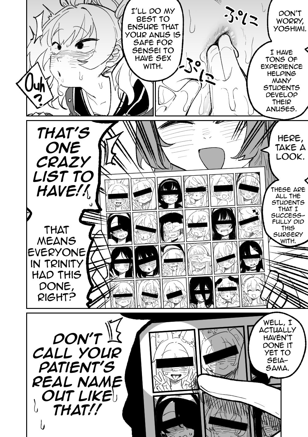 [Asahina Yoshitosi] Koumon Hiroge Shujutsu | Anal Widening Surgery (Blue Archive) [English] (Shiririn) 图片编号 4