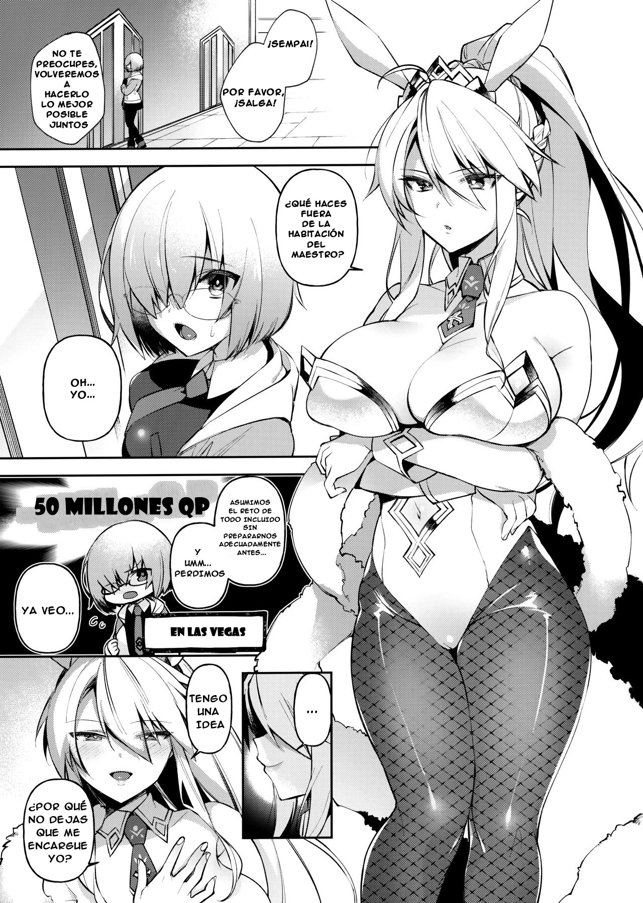 (C97) [Dodo Fuguri (Shindou)] QP ga Nakereba Semen o Daseba Yoi no desu | Si no Tienes Ningún QP, ¡Simplemente Dispara tu Semen! (Fate/Grand Order) [Spanish] [Foy Scanlation] изображение № 2