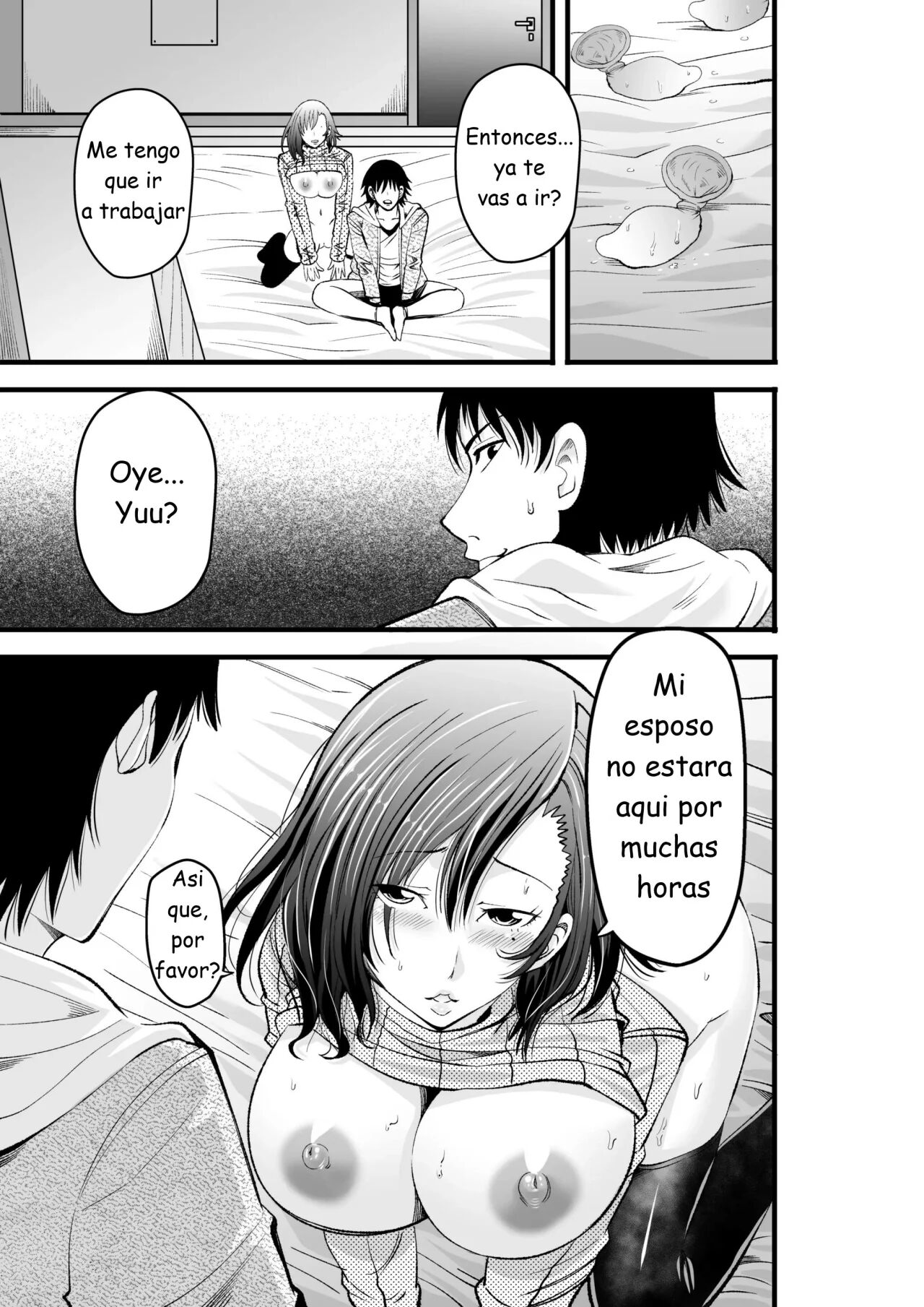 [Akiba Maou (Akiha@)] Osananetori ~Suki datta Osananajimi Hitozuma o Netotta Kekka~  [Spanish] [Decensored] [Digital] imagen número 24