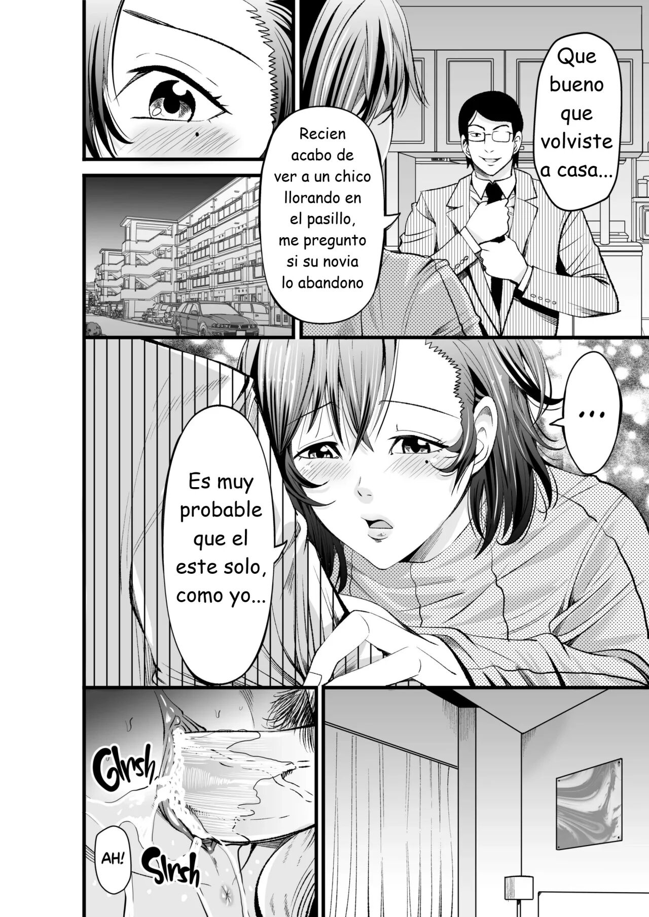 [Akiba Maou (Akiha@)] Osananetori ~Suki datta Osananajimi Hitozuma o Netotta Kekka~  [Spanish] [Decensored] [Digital] imagen número 35