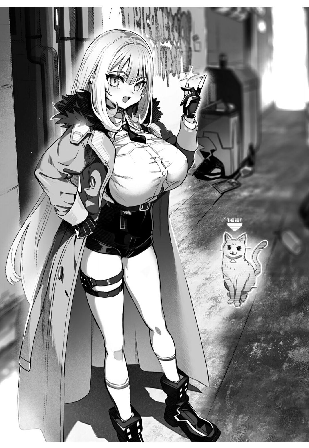 [Dokuzu Kento × Ookuma Nekosuke] Goetia・Shock - Dennou Tantei Alicia to Sumie no Akumu image number 4