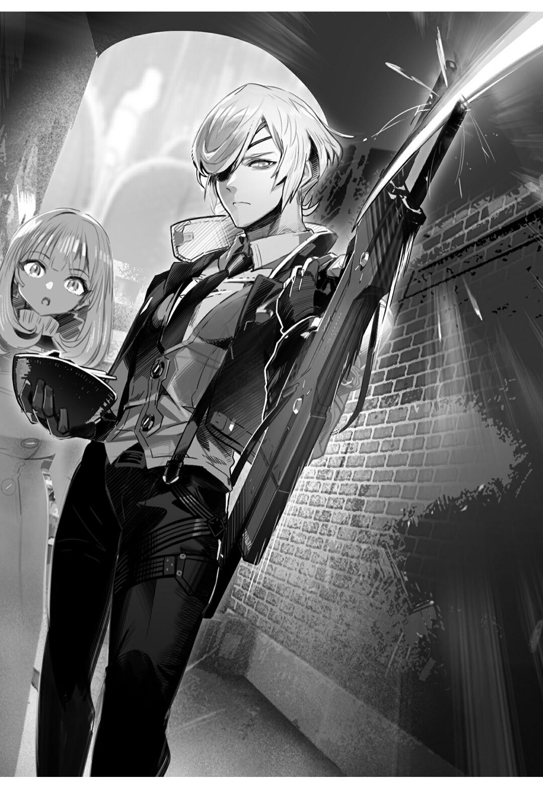 [Dokuzu Kento × Ookuma Nekosuke] Goetia・Shock - Dennou Tantei Alicia to Sumie no Akumu image number 8