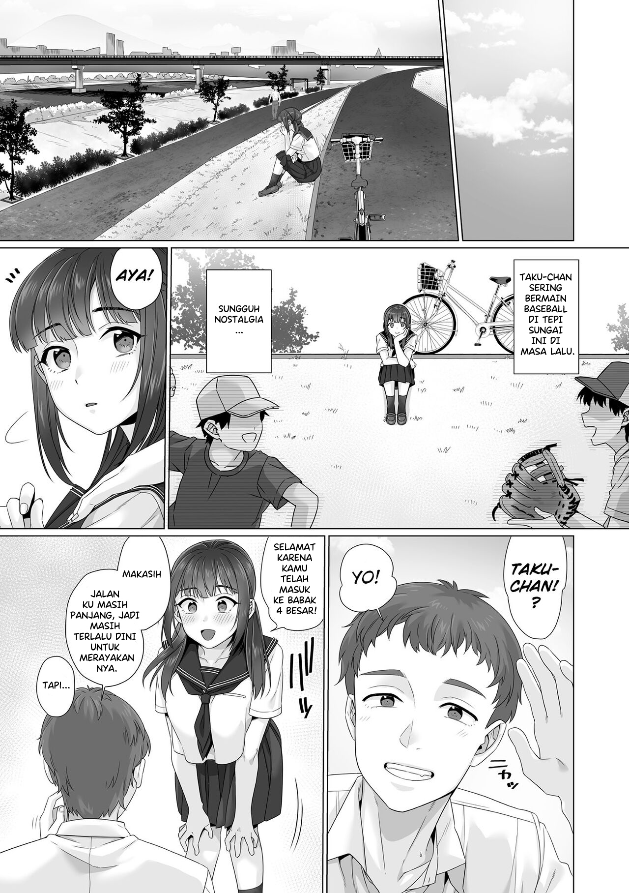 [miniru] Junboku Joshikousei wa Oyaji Iro ni Somerarete Comic Ban Chapter 5 [Indonesia] 이미지 번호 6