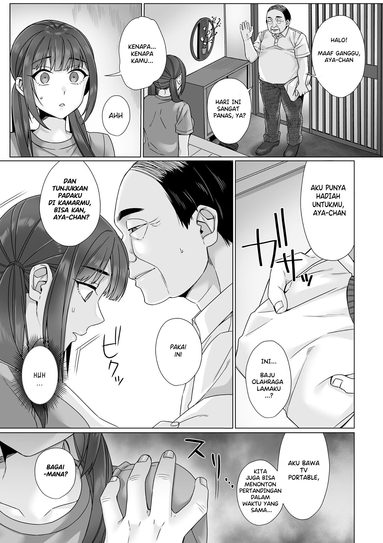 [miniru] Junboku Joshikousei wa Oyaji Iro ni Somerarete Comic Ban Chapter 5 [Indonesia] 이미지 번호 8