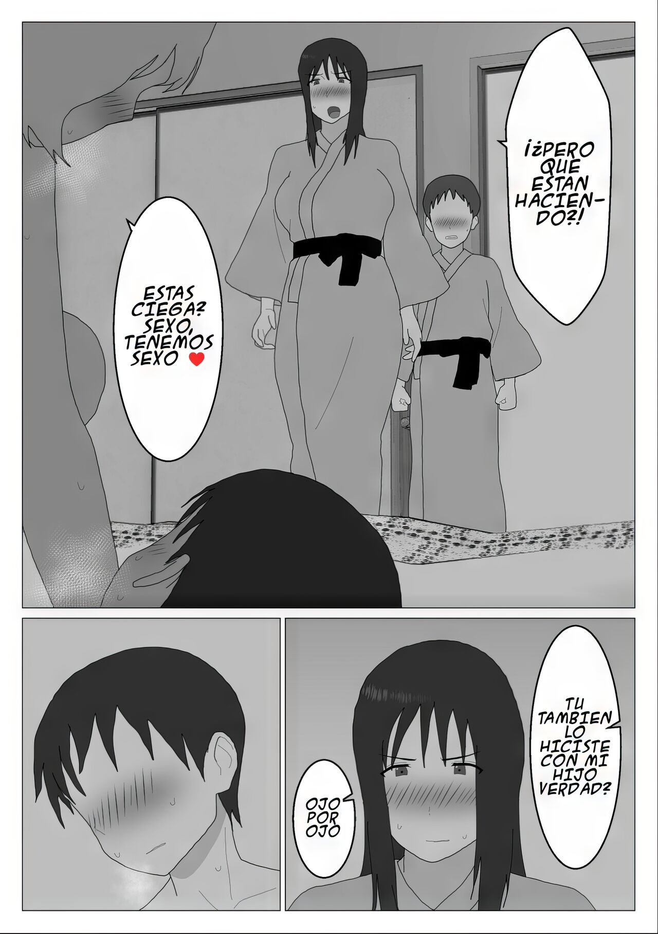 [Oroboy] Dakara Konyoku nante Iya da tte Ittan da | Mamá y Los Baños Mixtos 3 [Spanish] image number 2