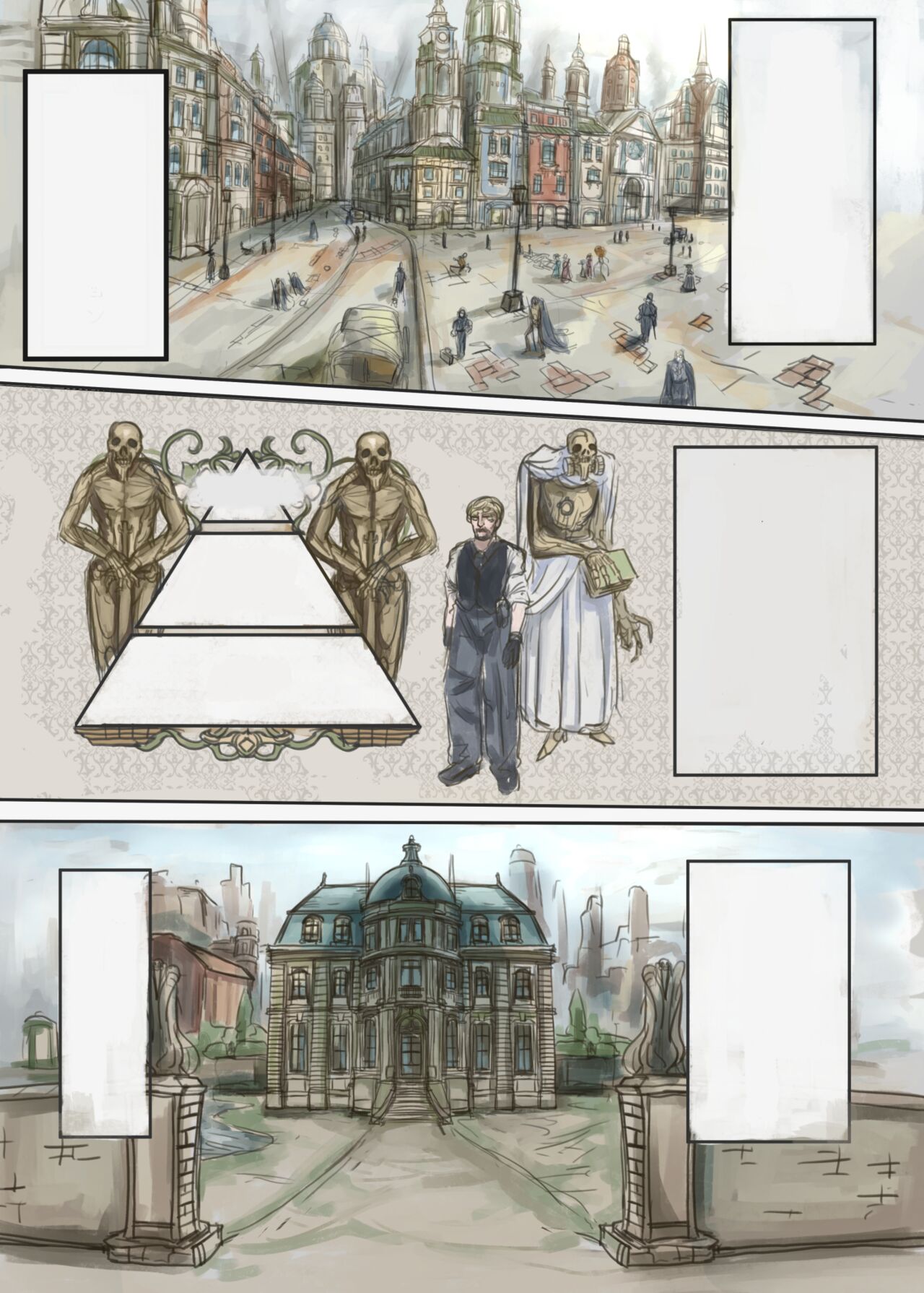 [Voyage Kenkyuu Club (Skylos, Slave-Company)] Kanemochi no Ojou-sama ga Dorei o Katte Wanko ni Kaizou suru Hon [Textless] Bildnummer 4