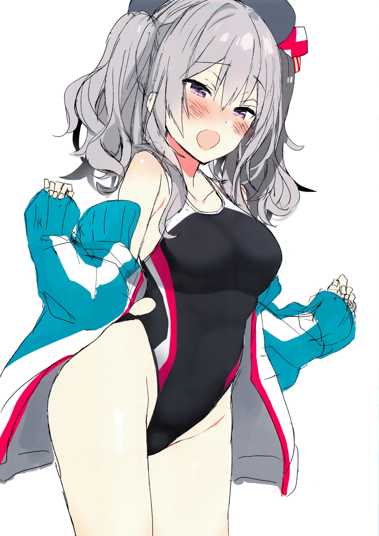 (CT34) [ciaociao (Araki Kanao)] Kyouei Mizugi na Kashima-chan wa Tottemo H (Kantai Collection -KanColle-) [Chinese] [靴下汉化组] numero di immagine  2