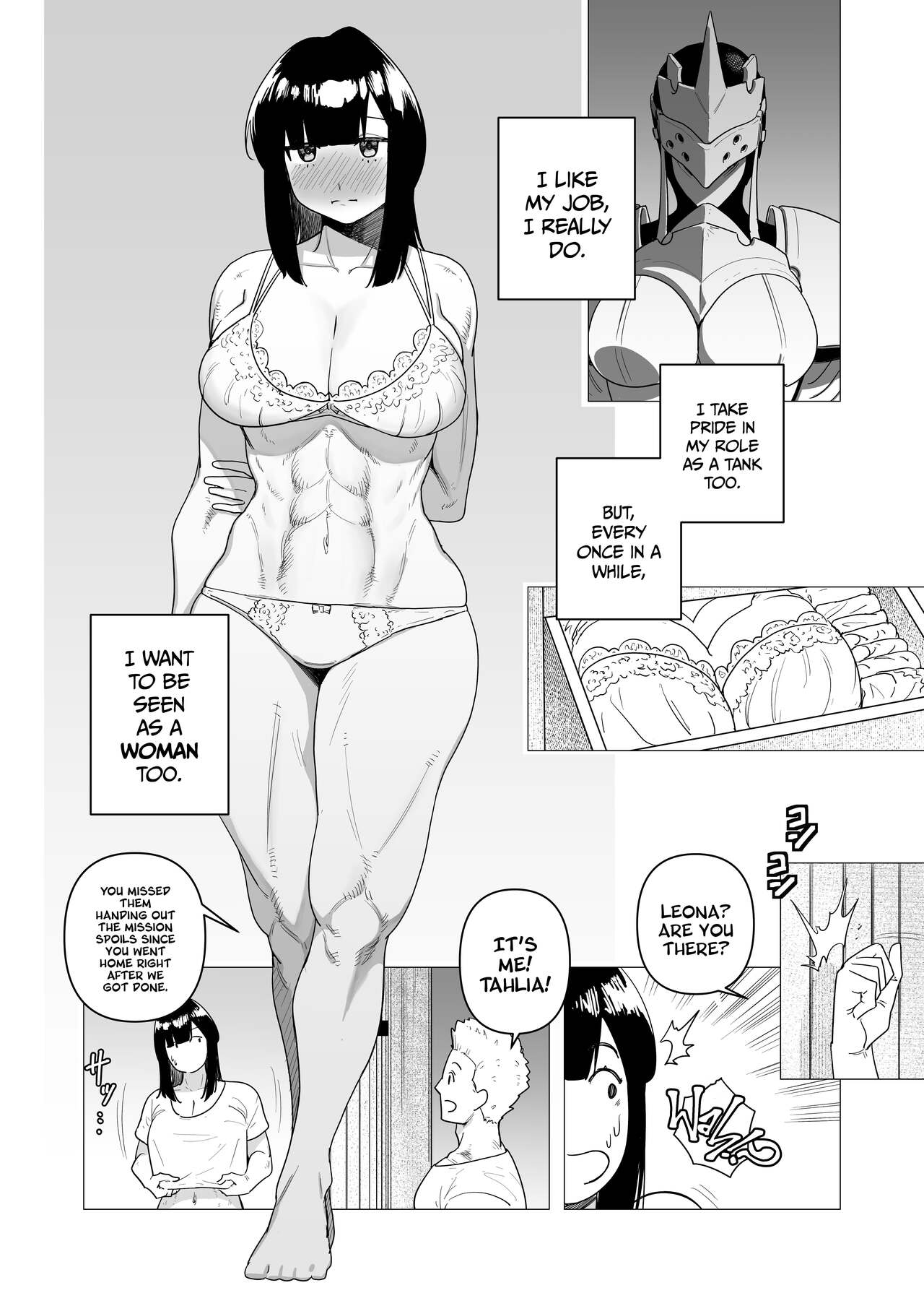 [Tsunao] Tank Onna Kishi wa Dakaretai. | The Tank Knight Wants To Get Fucked. [English] [A Cool Person] 图片编号 5