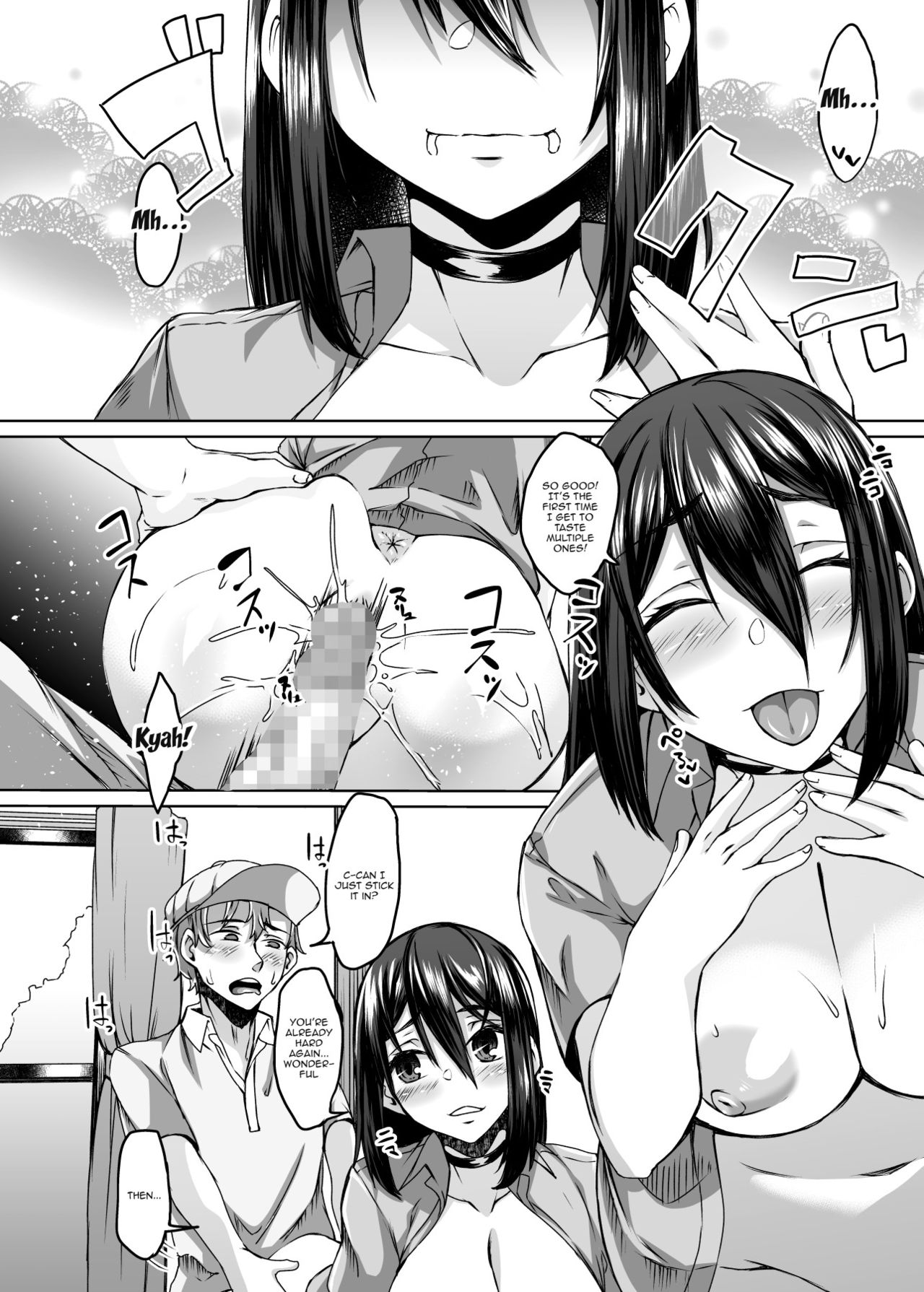 [Hakukoukai (Shiramizu Mizuchi)] Haitatsusaki ni wa Kuufuku no Succubus Zuma ga Ite. | At my Destination There was a Hungry Succubus Wife [English] {Doujins.com} image number 25